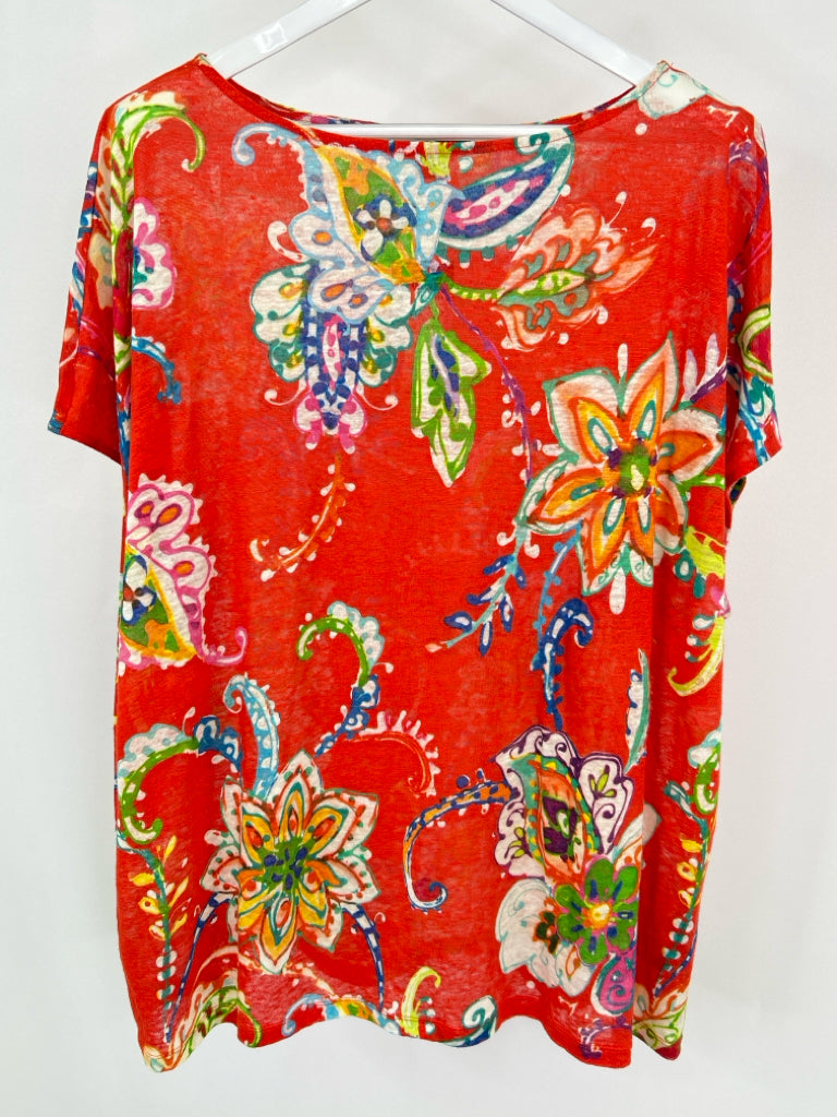 Lauren Ralph Lauren Size 3X Red Women's Top
