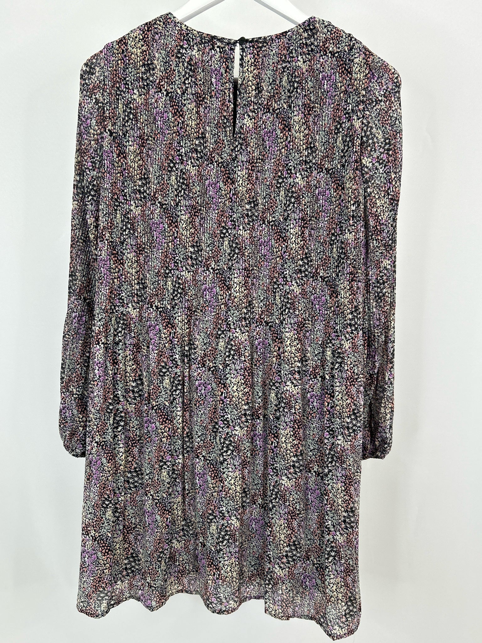 WISHLIST APPAREL Size S/M Purple Print Women Dress