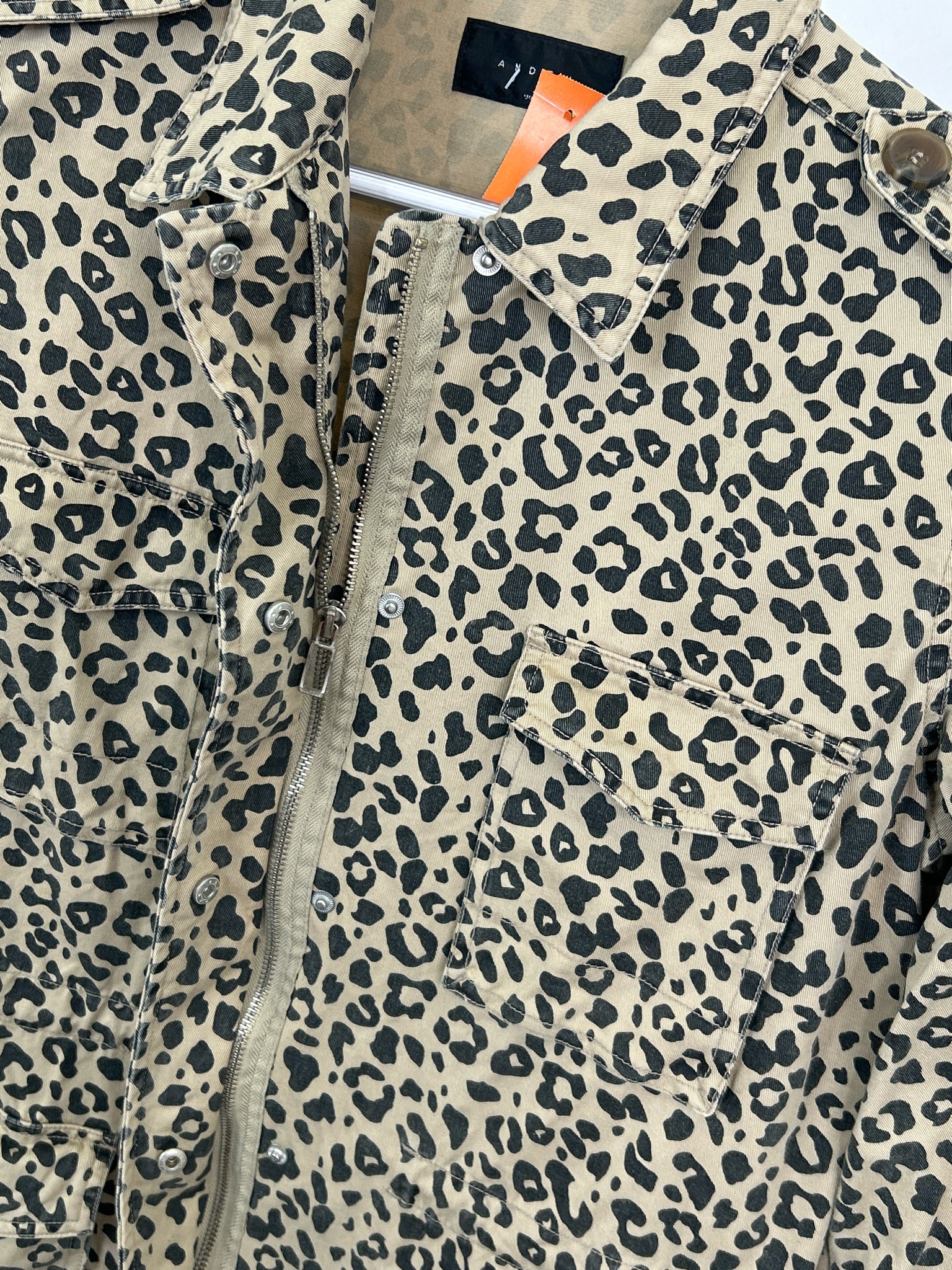 ANDEW Size S/M Black & Beige Women Jacket