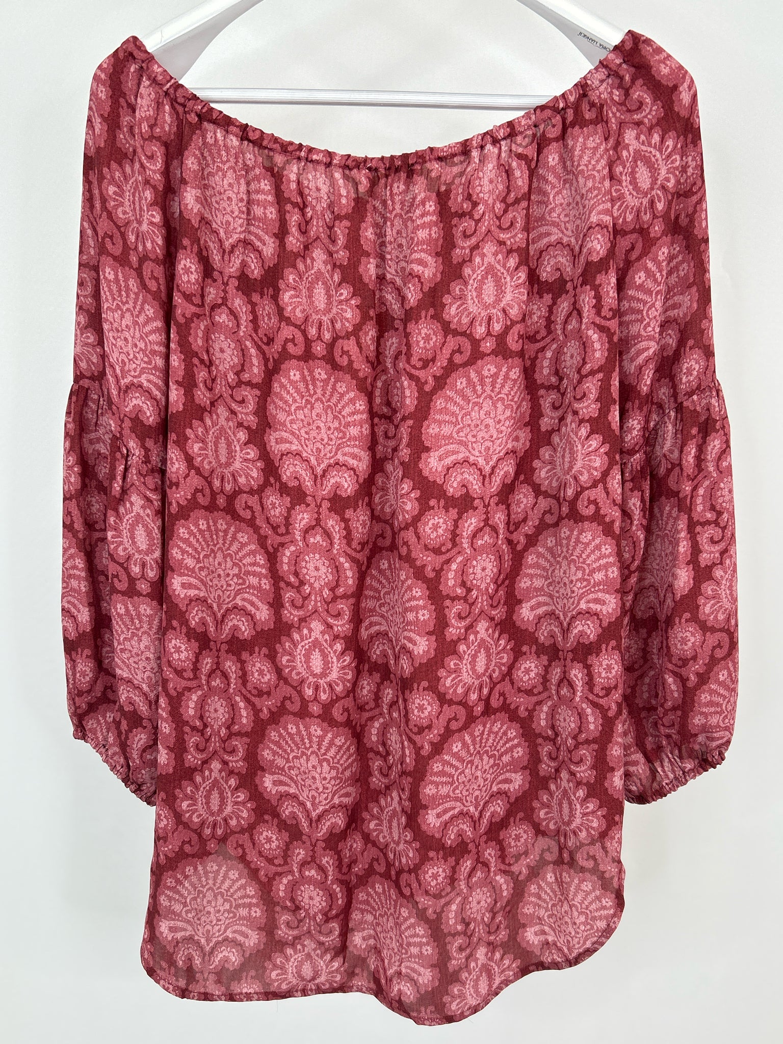 MICHAEL MICHAEL KORS Size XL Red Print Women Top NWT