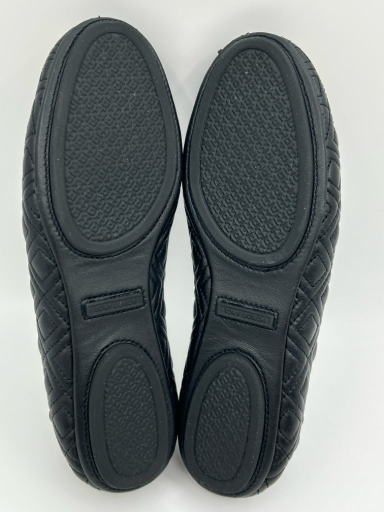 TORY BURCH Women Size 7M Black Quilted Flats