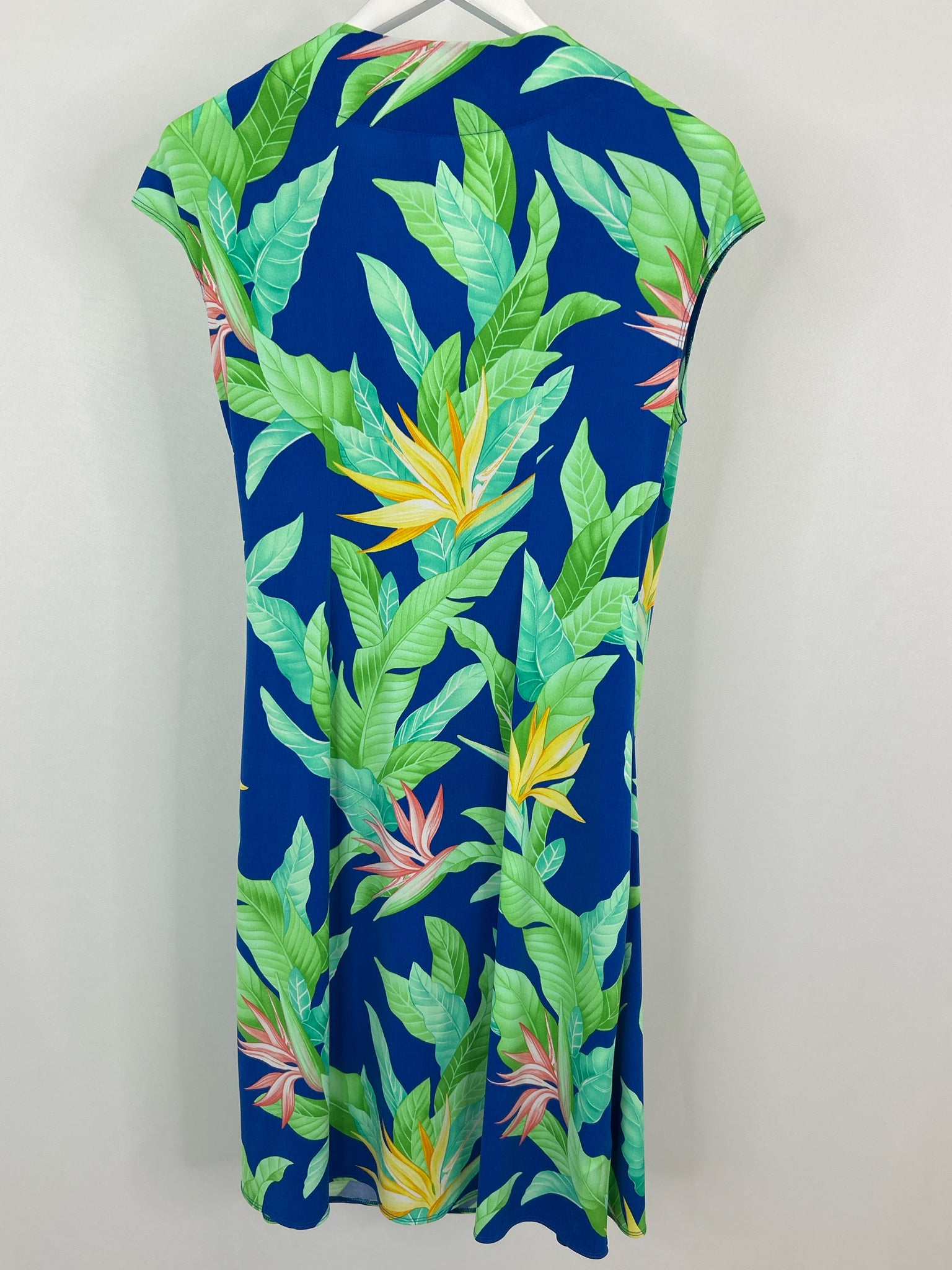 TOMMY BAHAMA Size L Blue & Green Women Dress