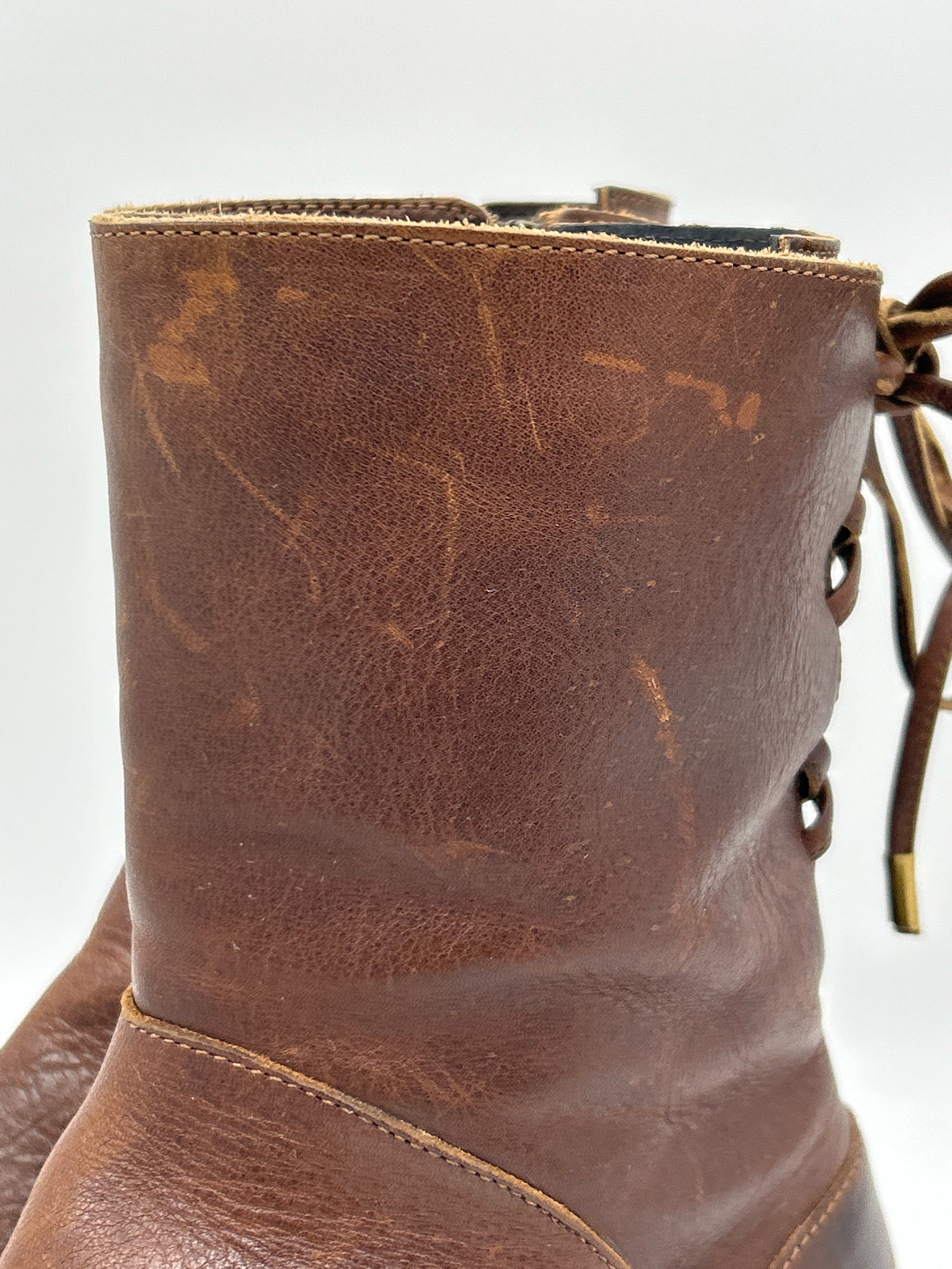 FABIANELLI Size 39 Brown Women Boots