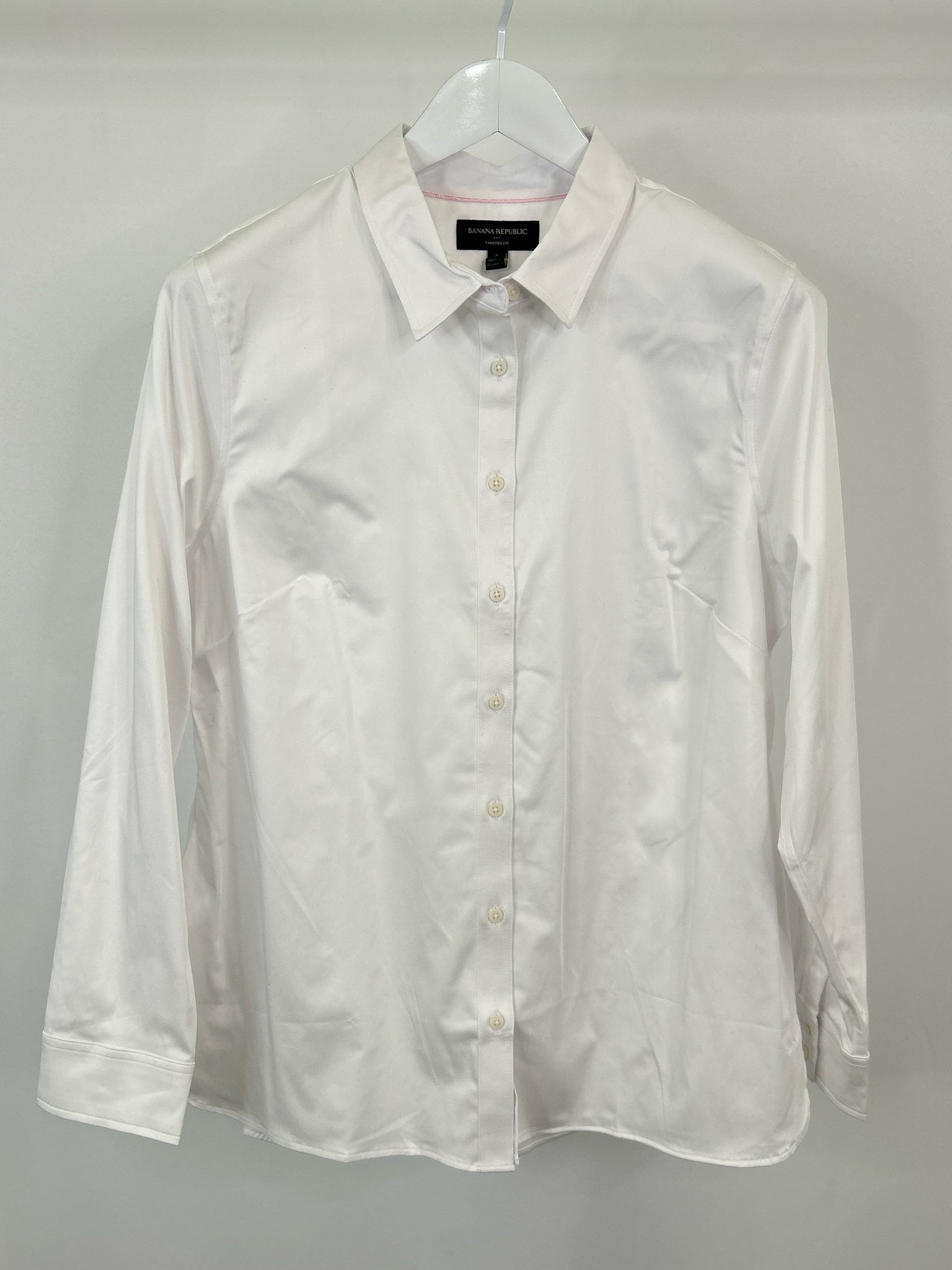BANANA REPUBLIC Size 16 White Women Shirt