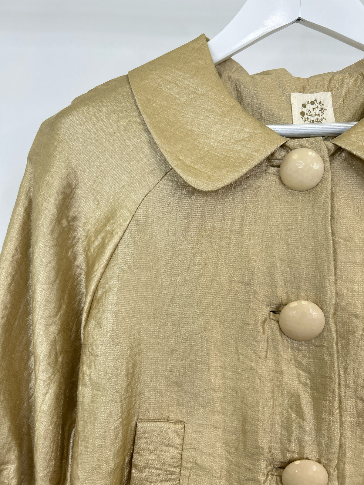 BEAU BOIS NWT Size XS Gold Women Jacket