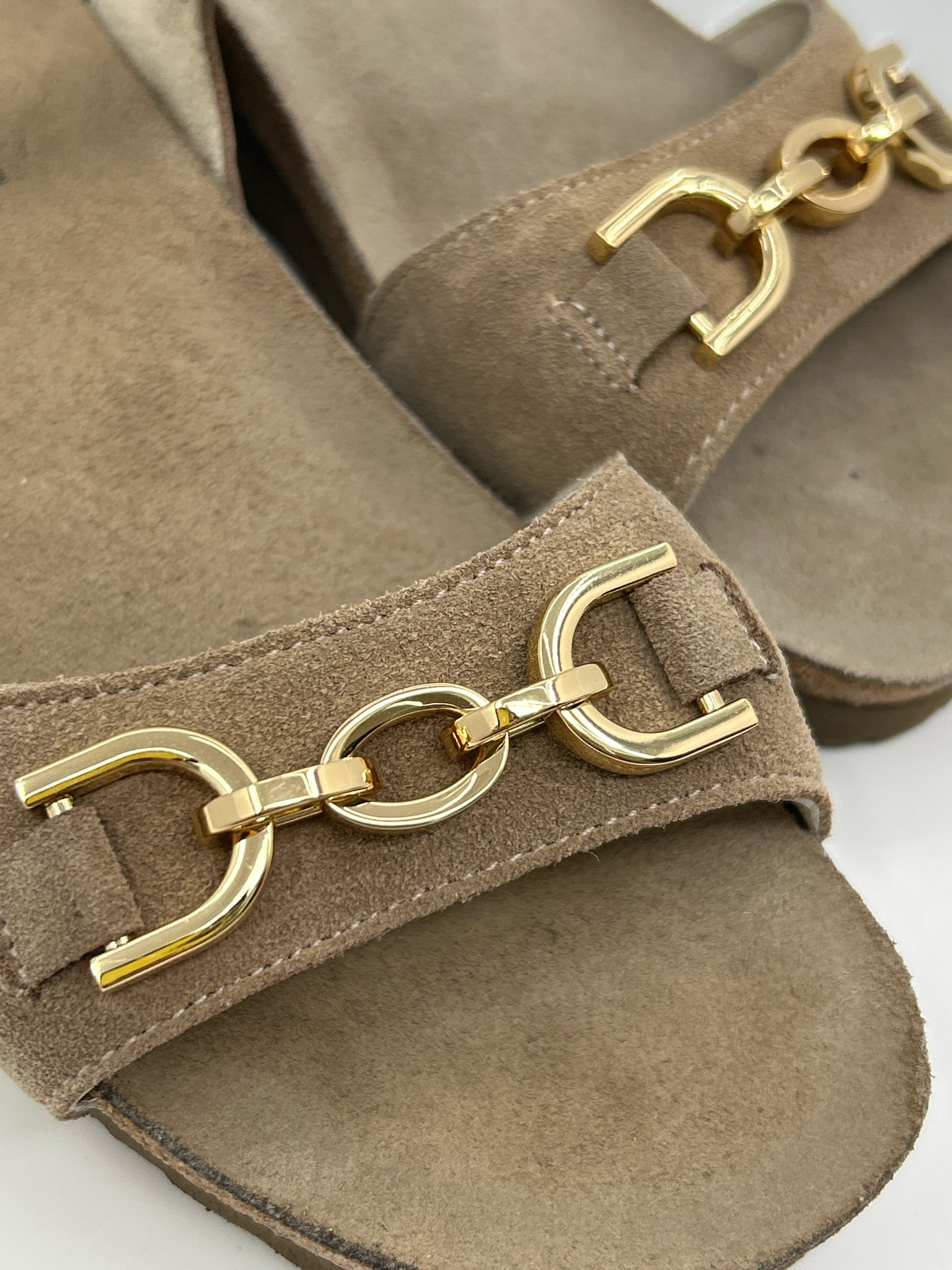 NAOT Size 37/6 Taupe Women Sandal