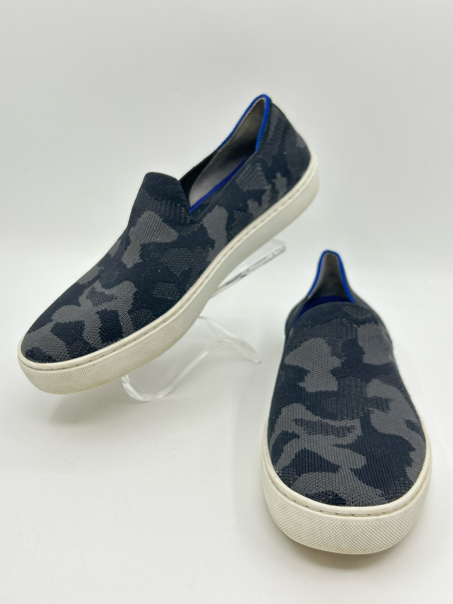 ROTHY'S Size 9W Grey Camo Women Sneakers