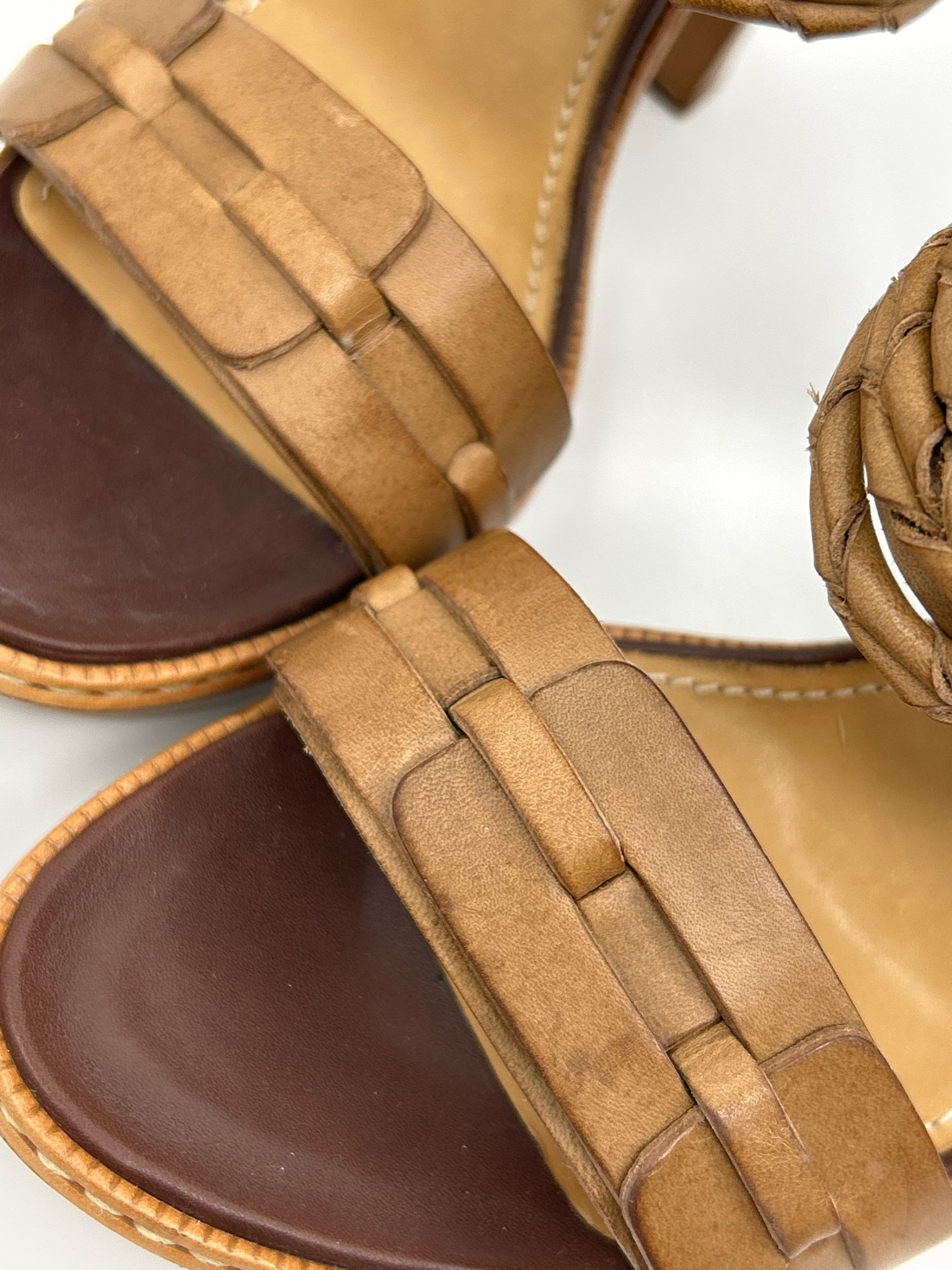 LANVIN Size 40.5 Brown Women Sandal
