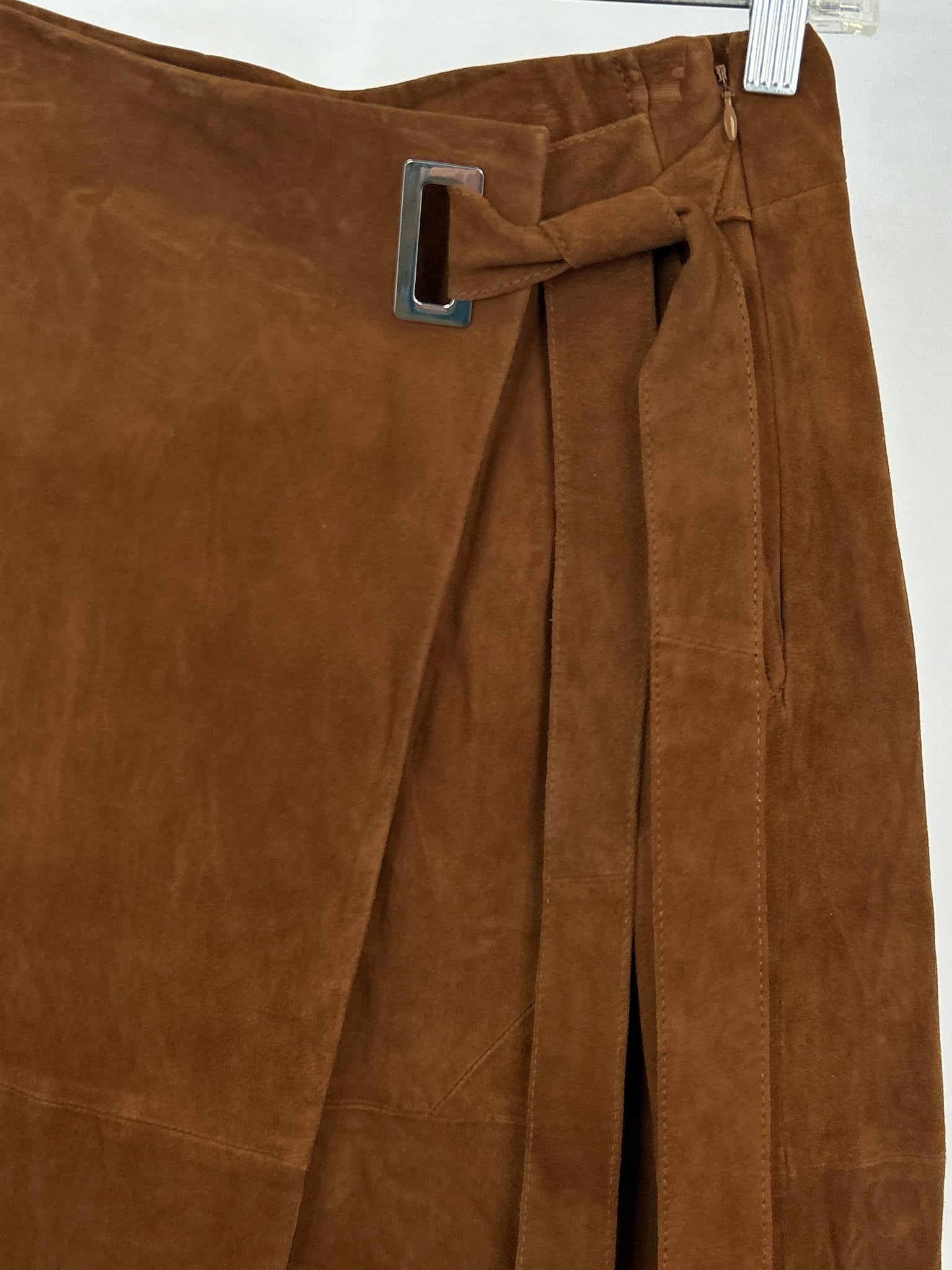 White House Black Market Size 4 Brown Orange Women Skirt