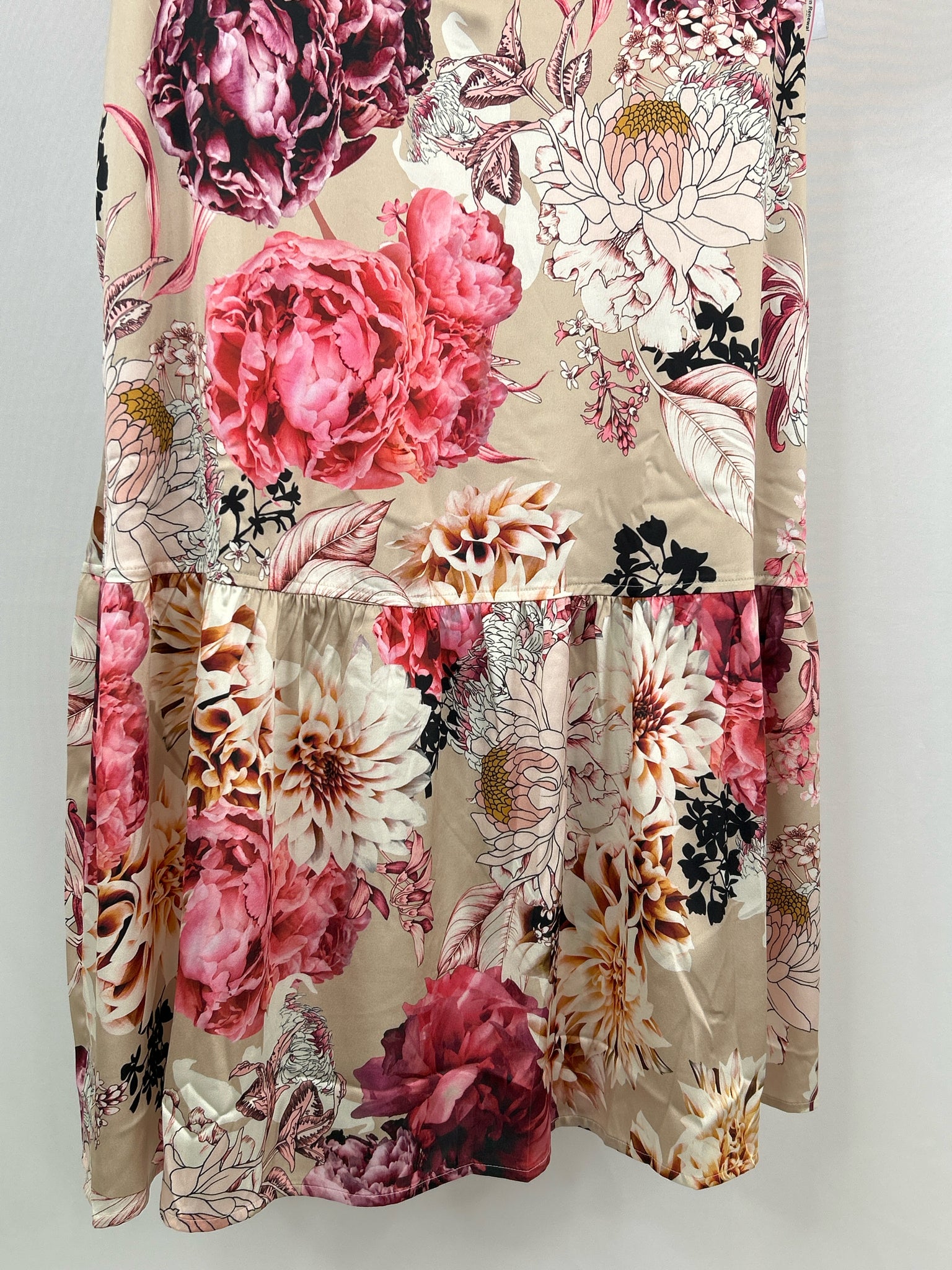 CHICO'S Size M Pink Print Women Dress NWT