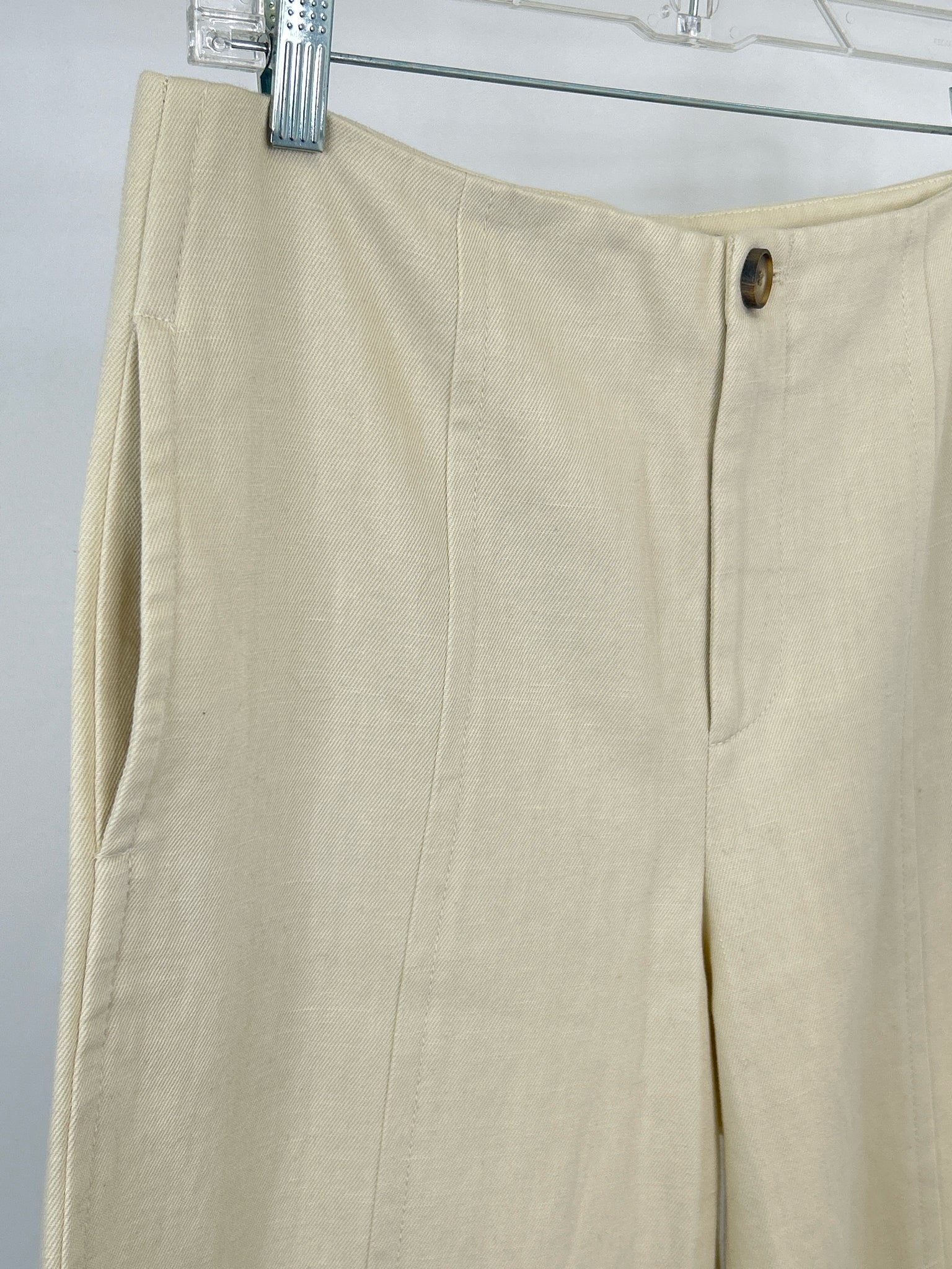 VINCE Size 8 Cream Women Pants