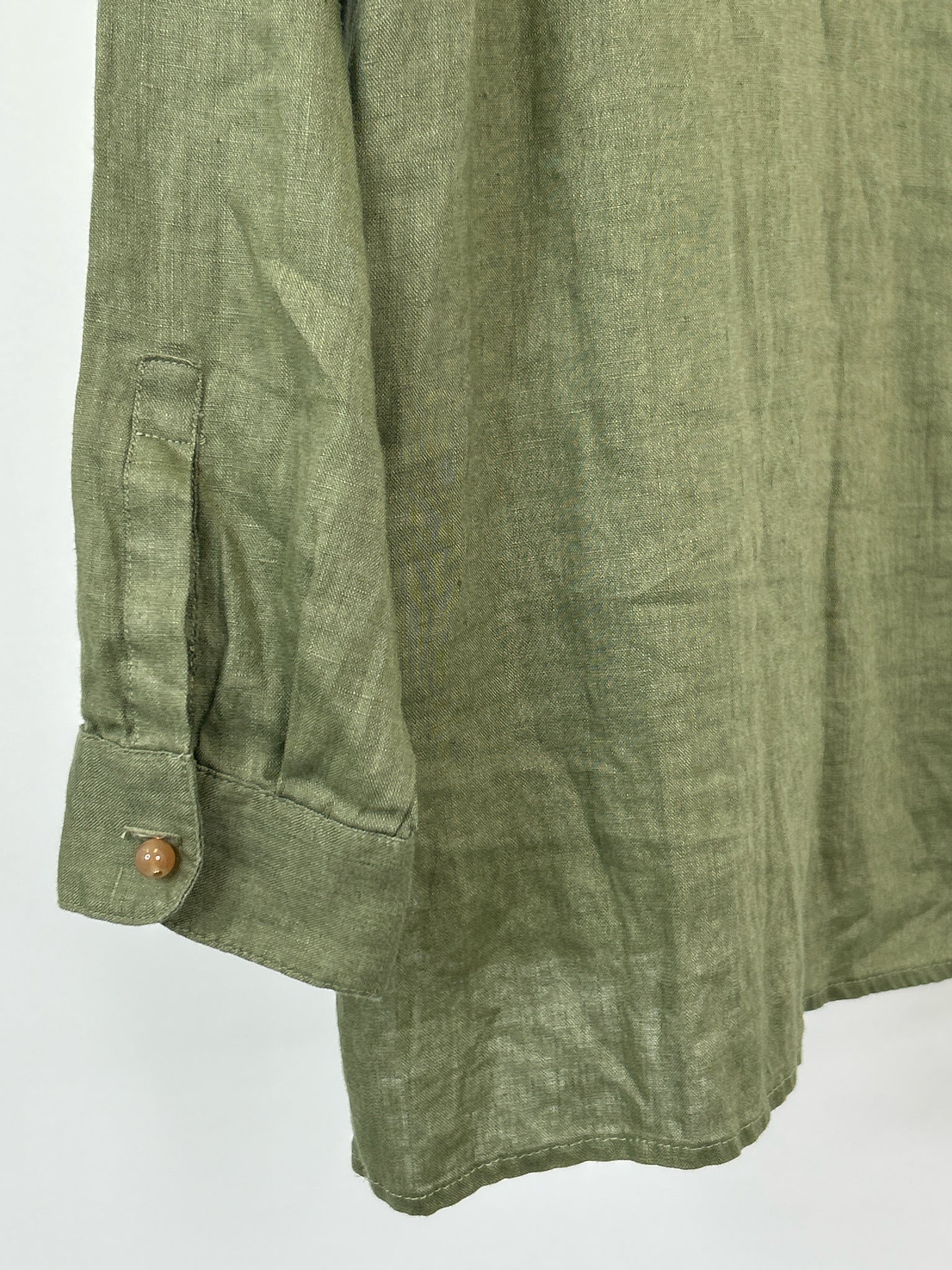 MAGASCHONI Size S OLIVE GREEN Women Blouse