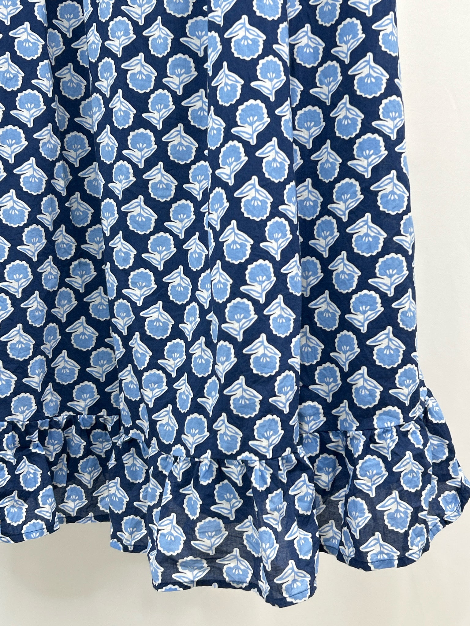 J.CREW Size XL Navy Print Women Dress