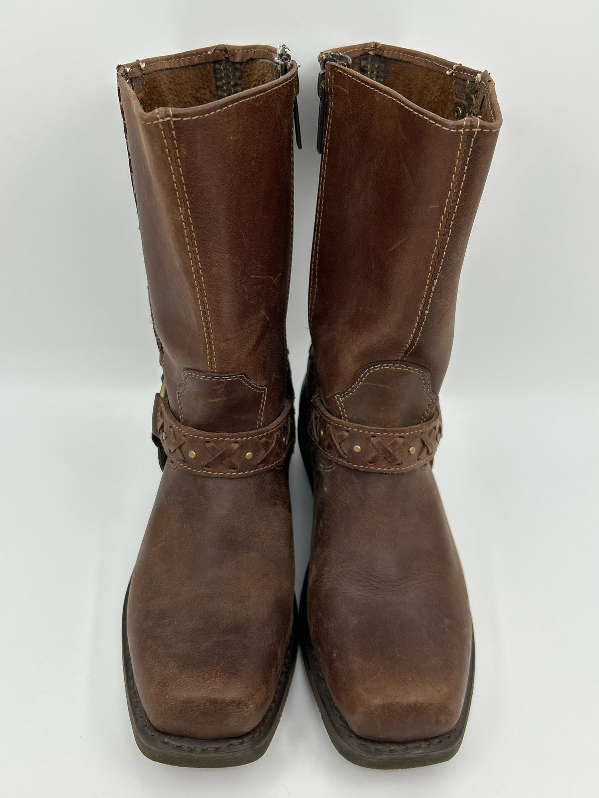 HARLEY DAVIDSON Size 9.5 Brown Women Boots