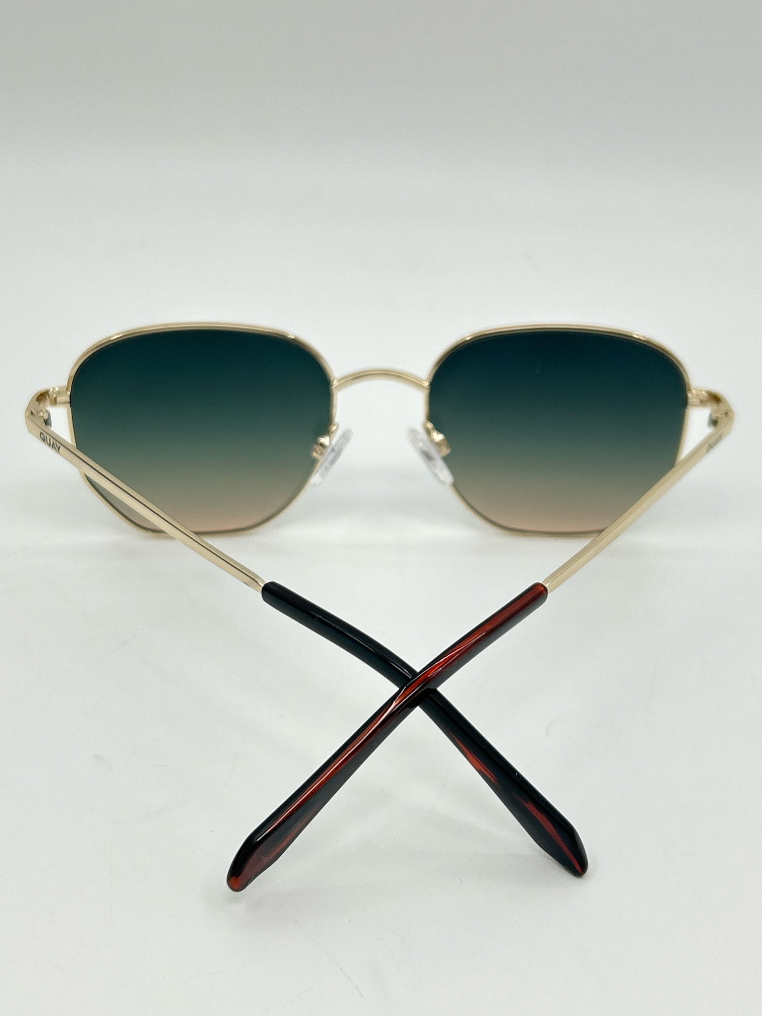 QUAY Gold Sunglasses