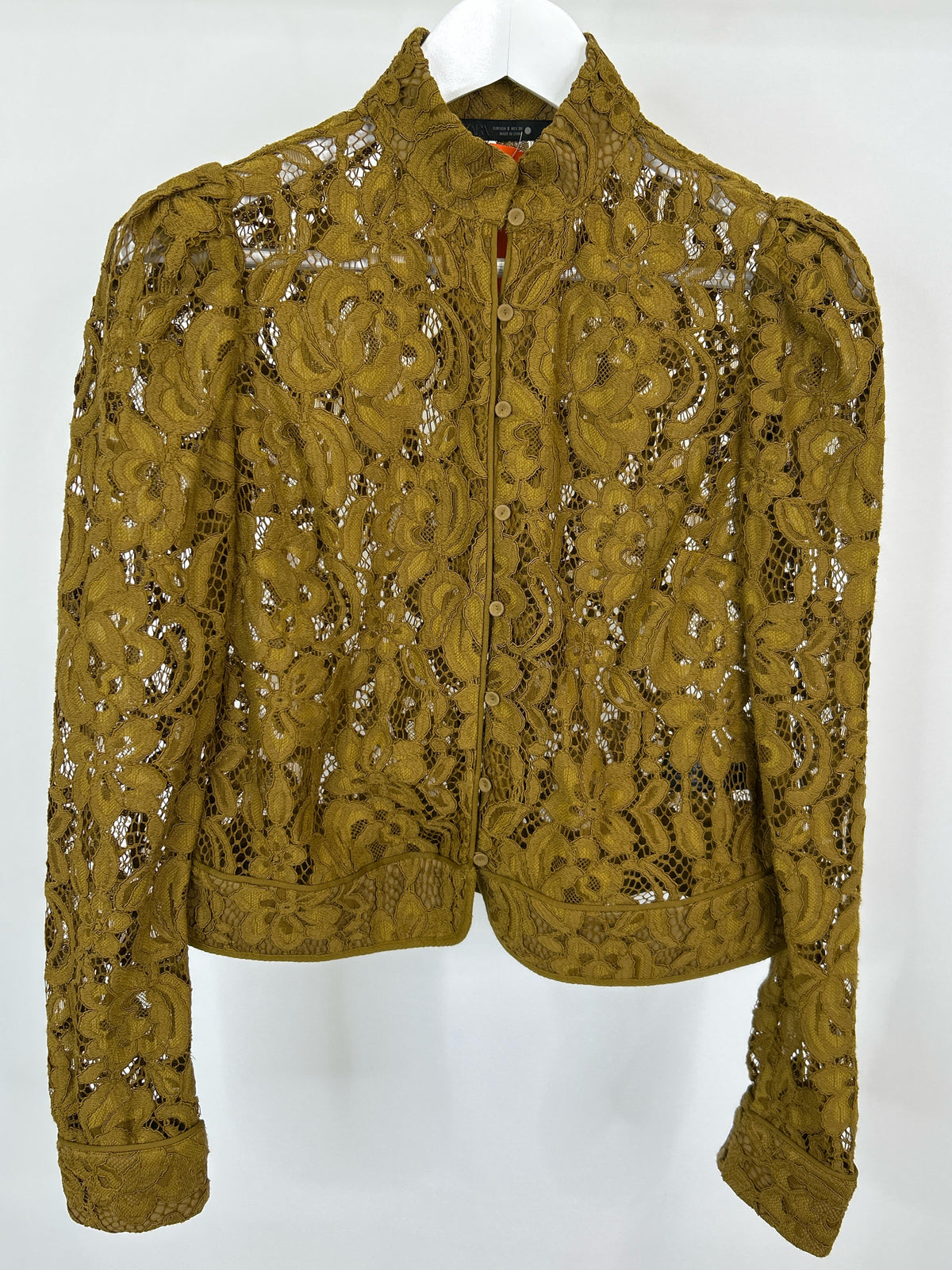 ZARA Size S OLIVE GREEN Women Jacket