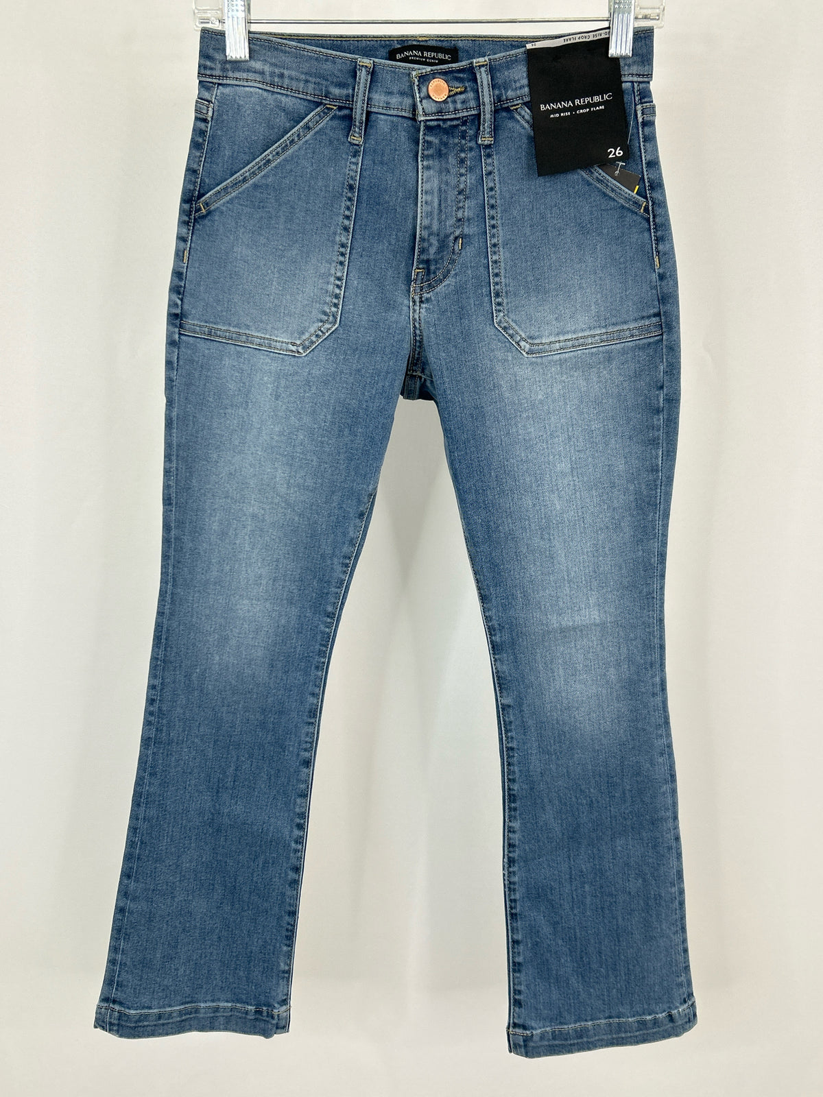 BANANA REPUBLIC NWT Size 2/26 BLUE DENIM Women jeans