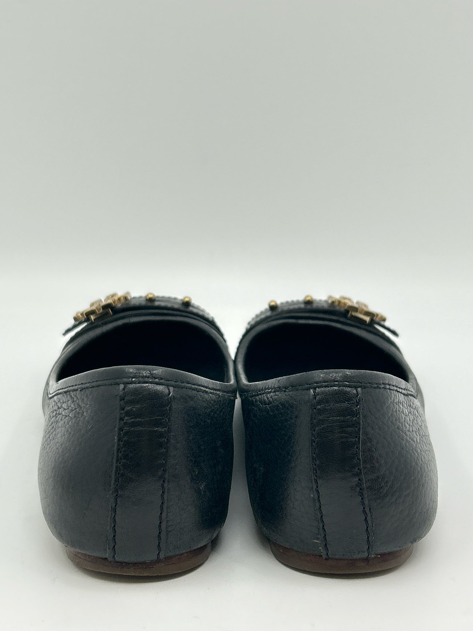 TORY BURCH Size 7.5M Black Women Flats