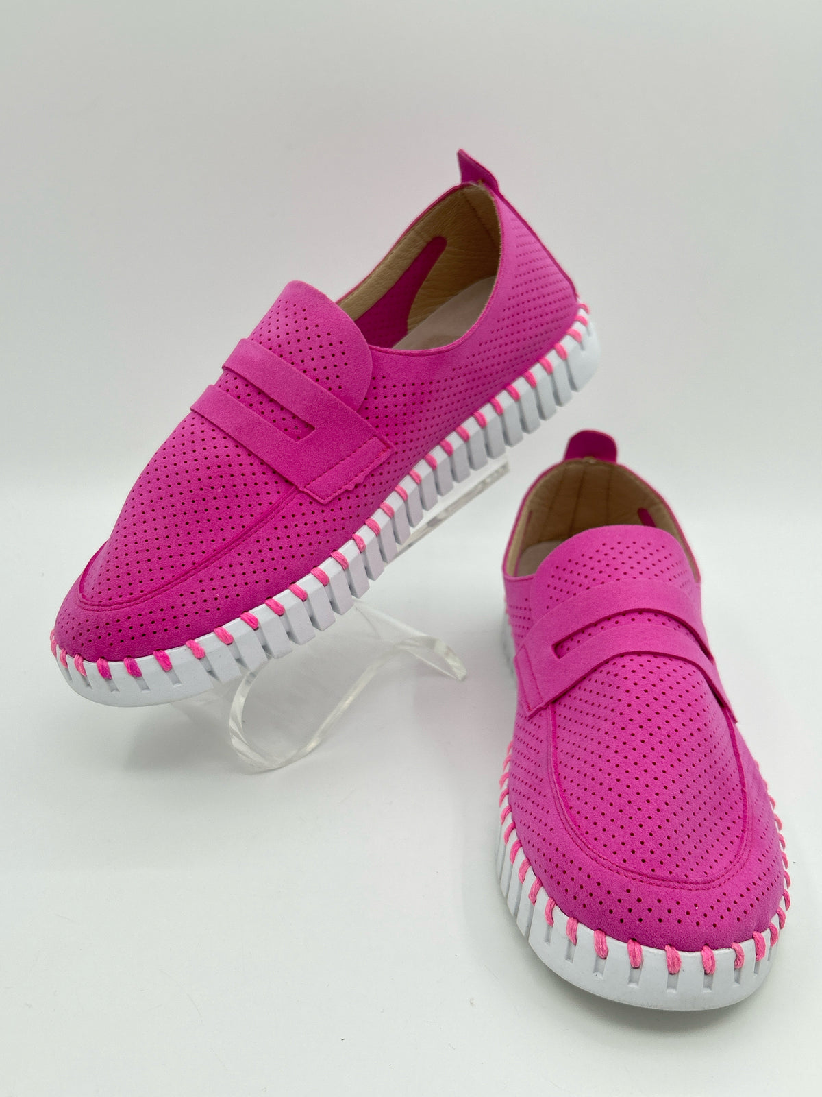 ILSE JACOBSEN Size 38 Rose Pink Women Loafer