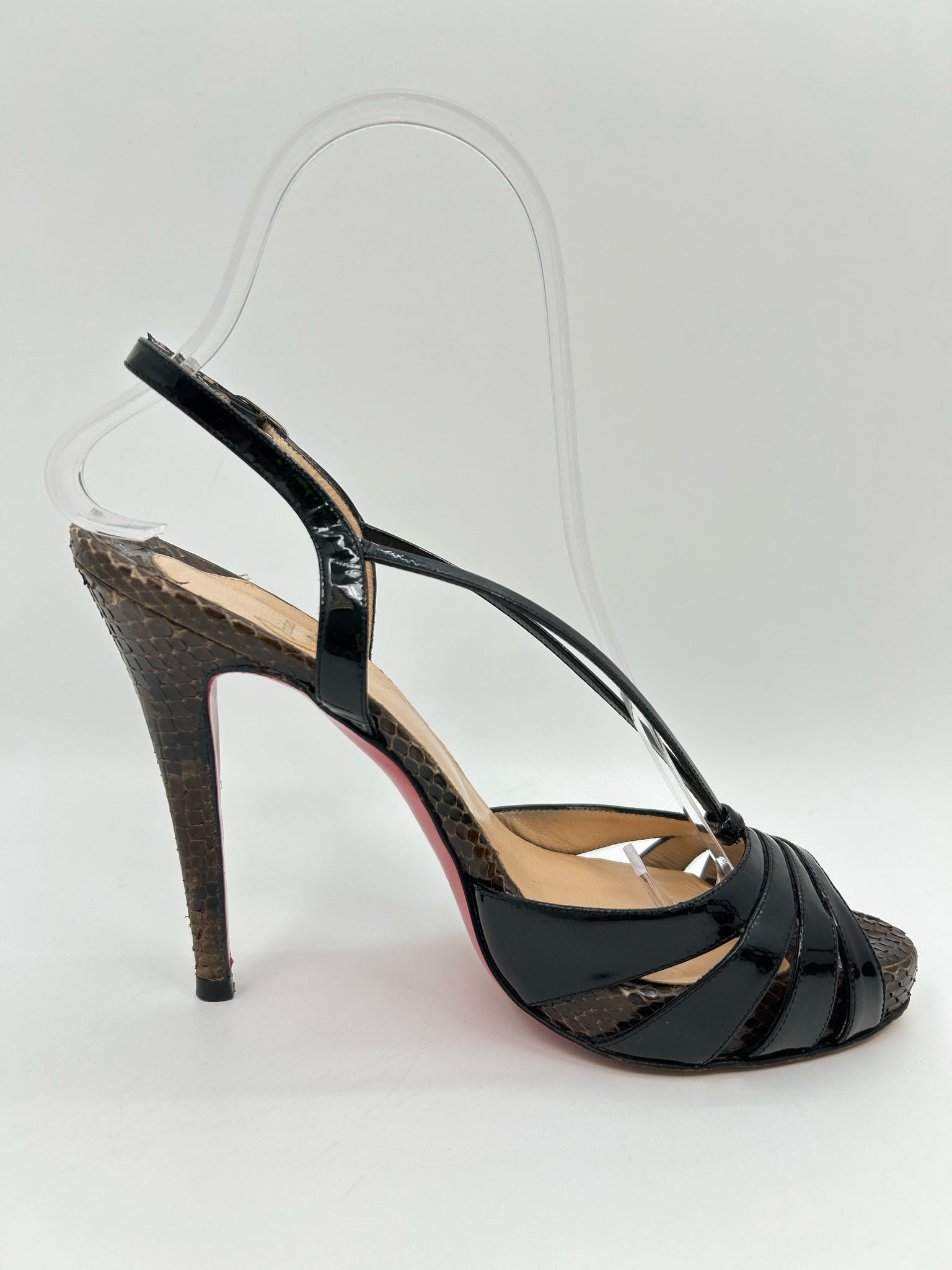 CHRISTIAN LOUBOUTIN Size 38.5 Black Women Sandal