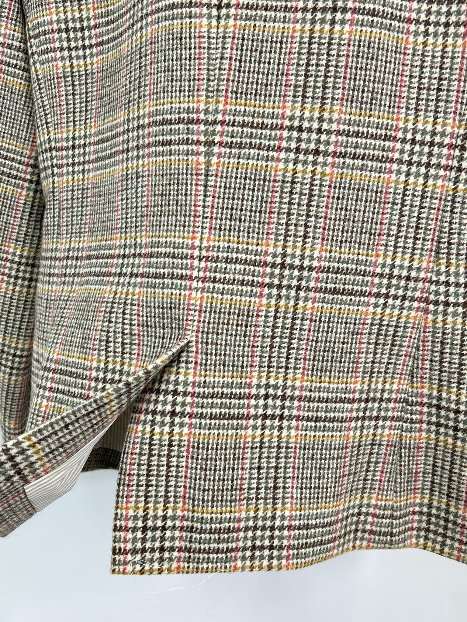 J CREW Size 10 Brown Plaid Women Blazer