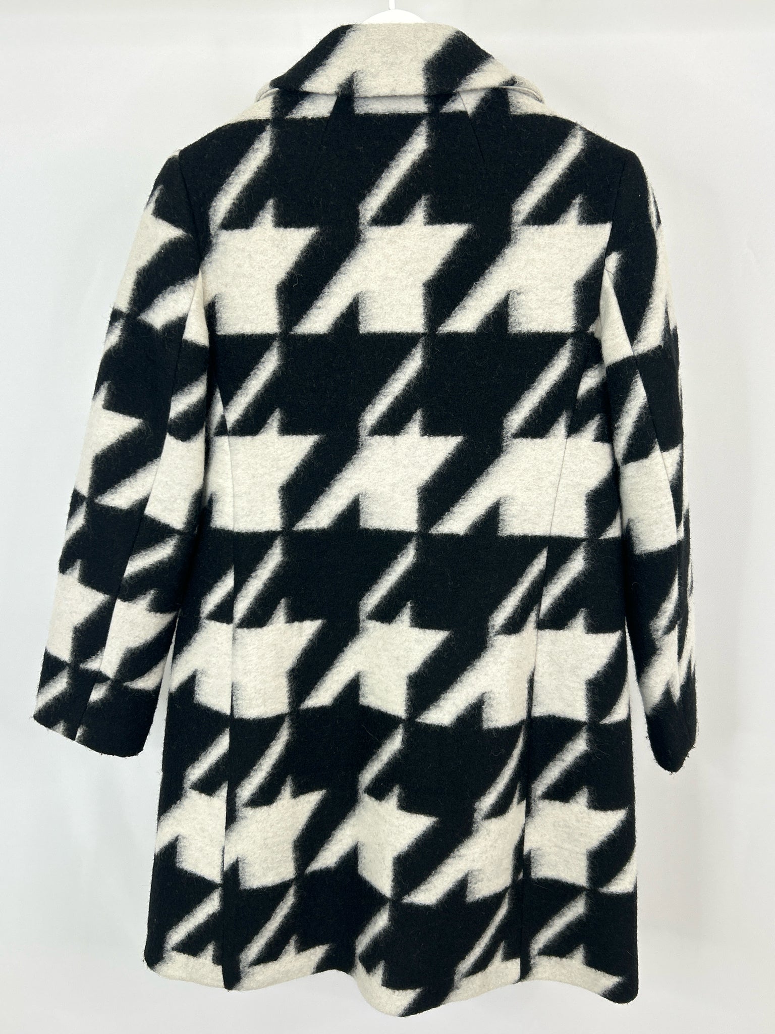 TALBOTS Size 6 White & Black Women Coat