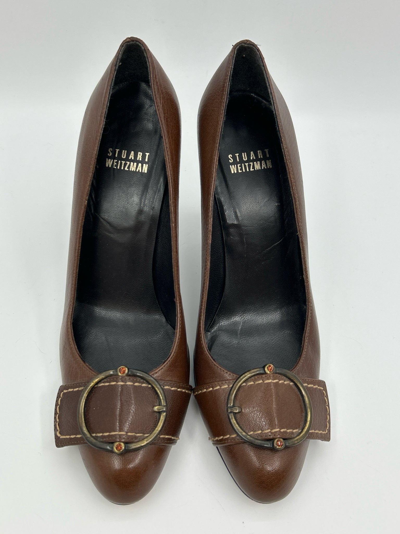 STUART WEITZMAN Size 6M Brown Women Pumps