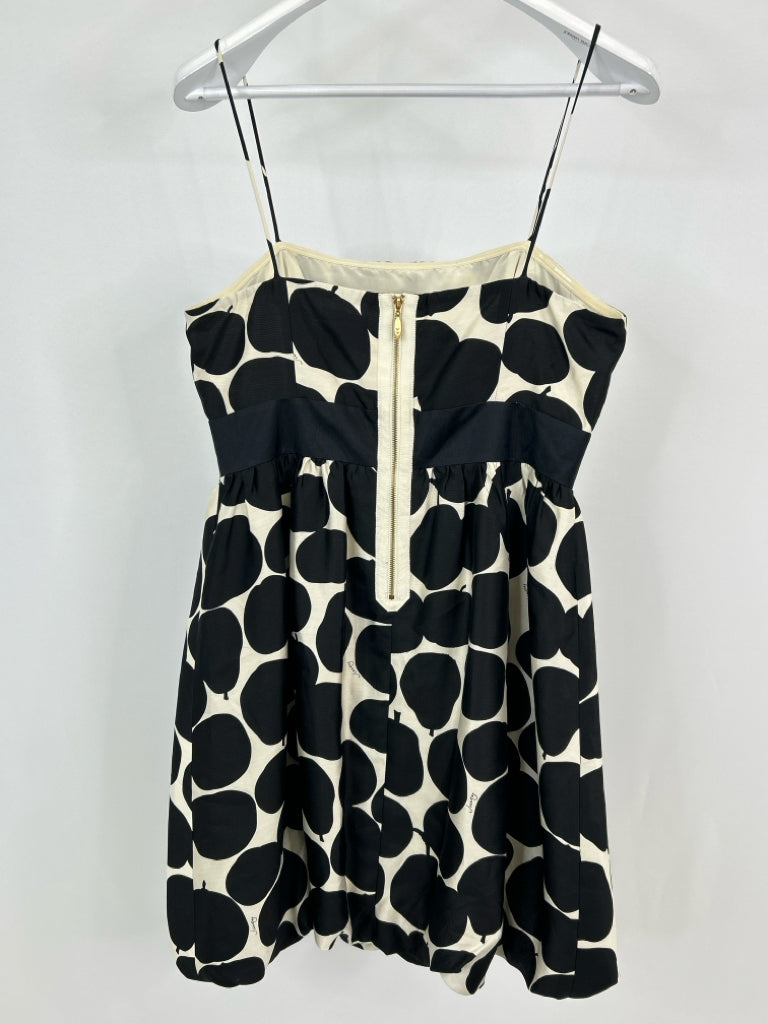 JUICY COUTURE Size 12 Black Print Women's Dress