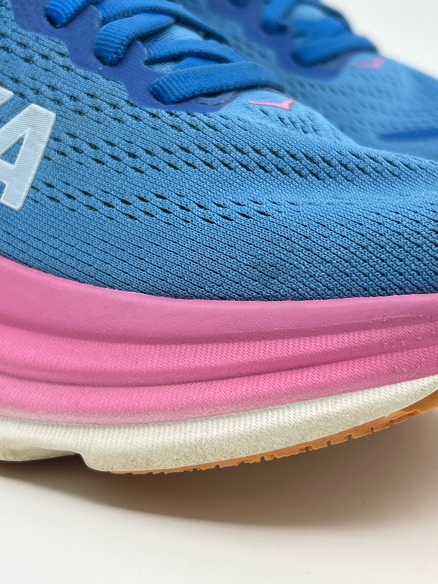 HOKA Size 6B BLUE AND PINK Women Sneakers