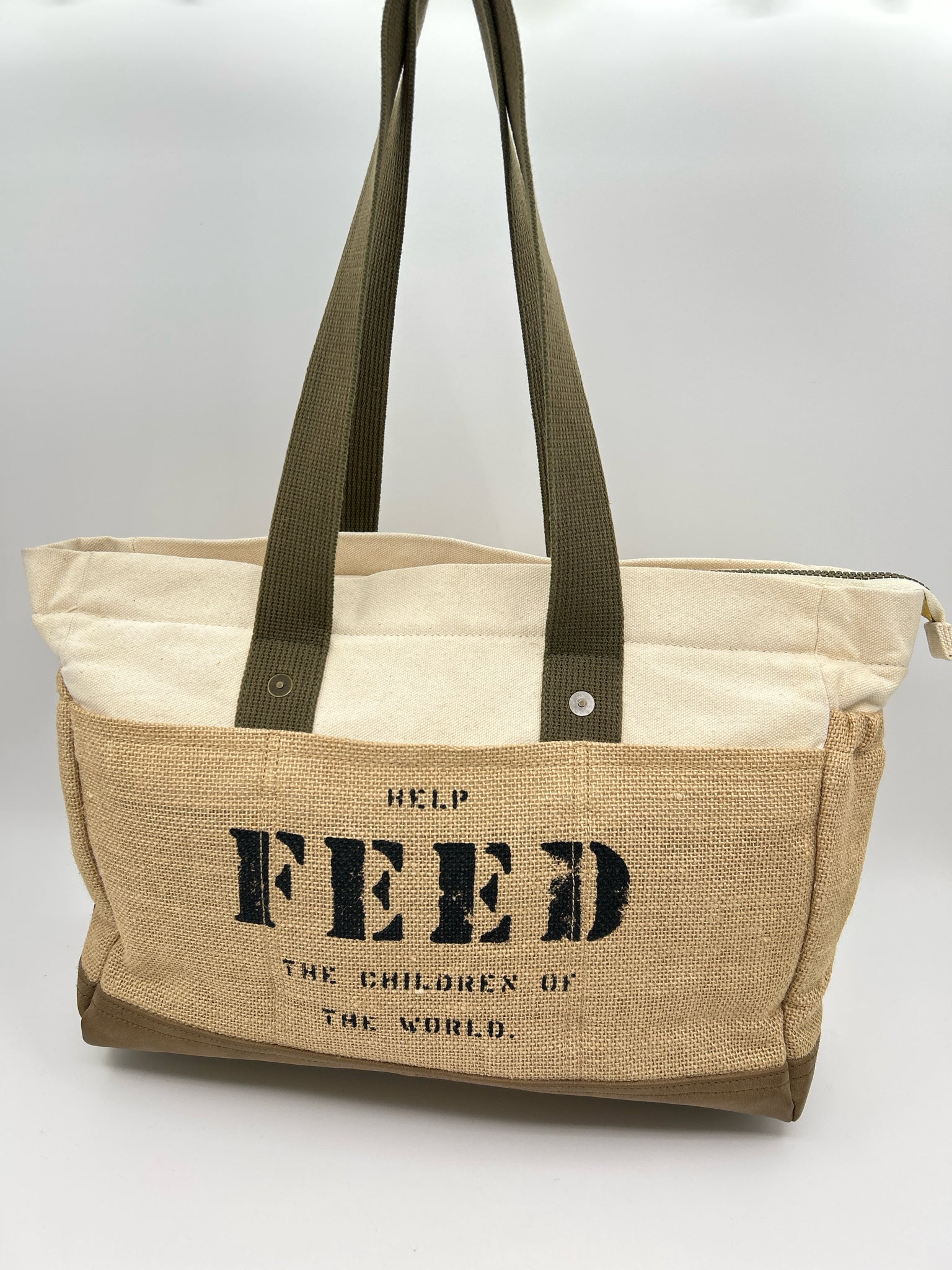 FEED Beige Women Tote