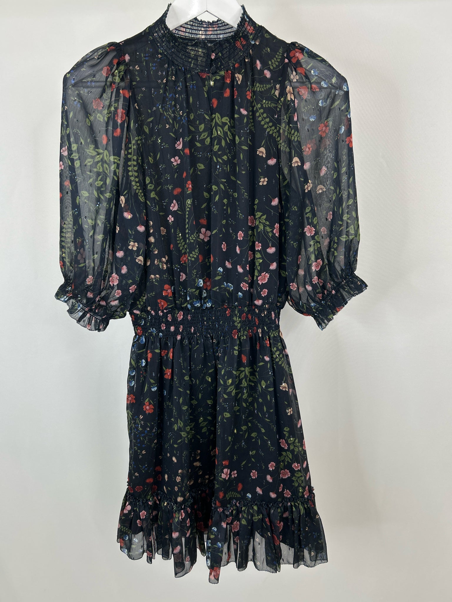 JOIE Size S NAVY FLORAL Women Dress