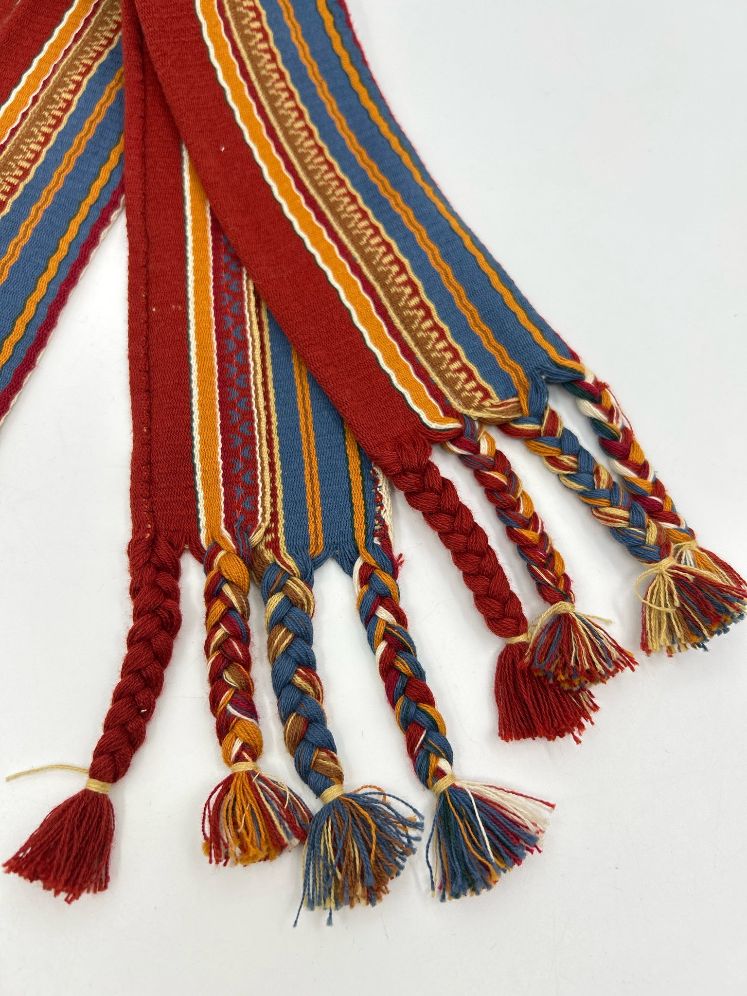 CHRISTIAN DIOR Red and Blue Belt