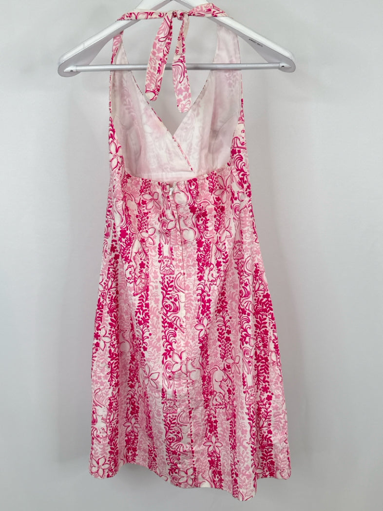 LILLY PULITZER Size 10 Pink floral Women Dress