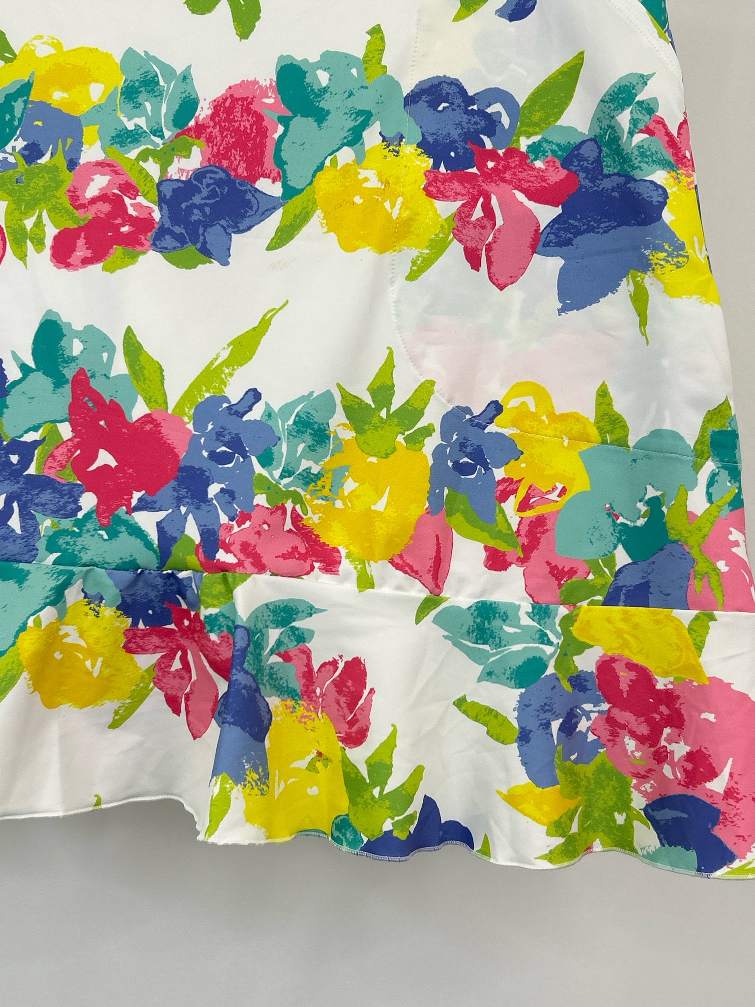 AnaClare Active Size XXL Blue floral Women Skirt