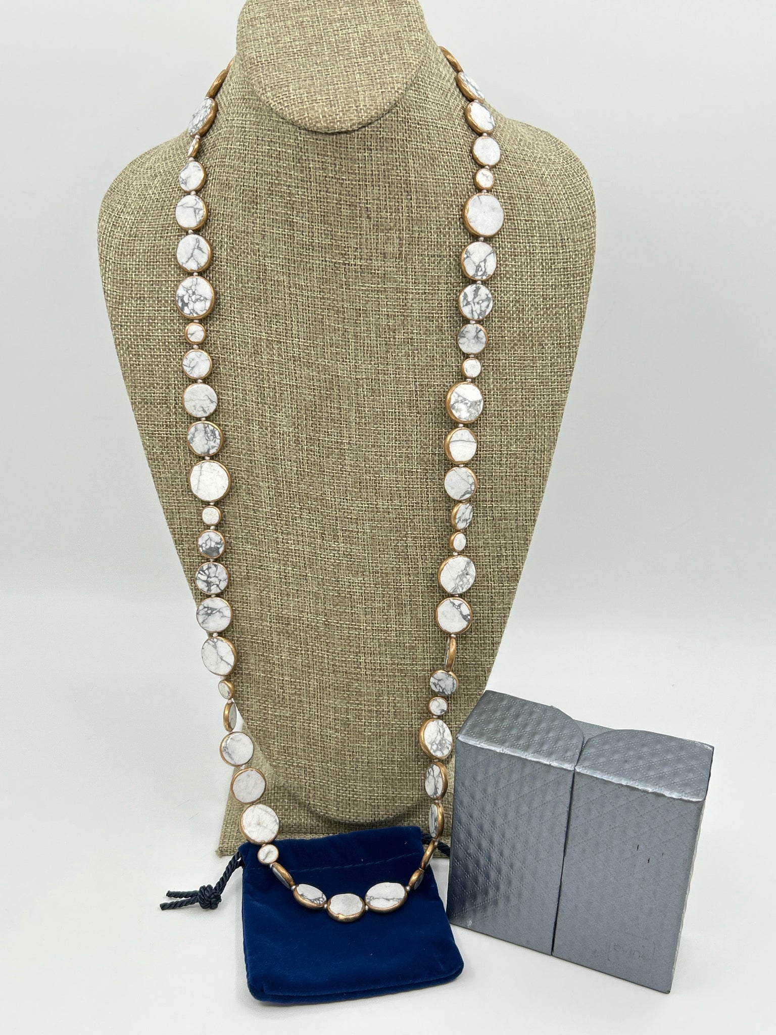 Dallas Prince Gold and White Necklace