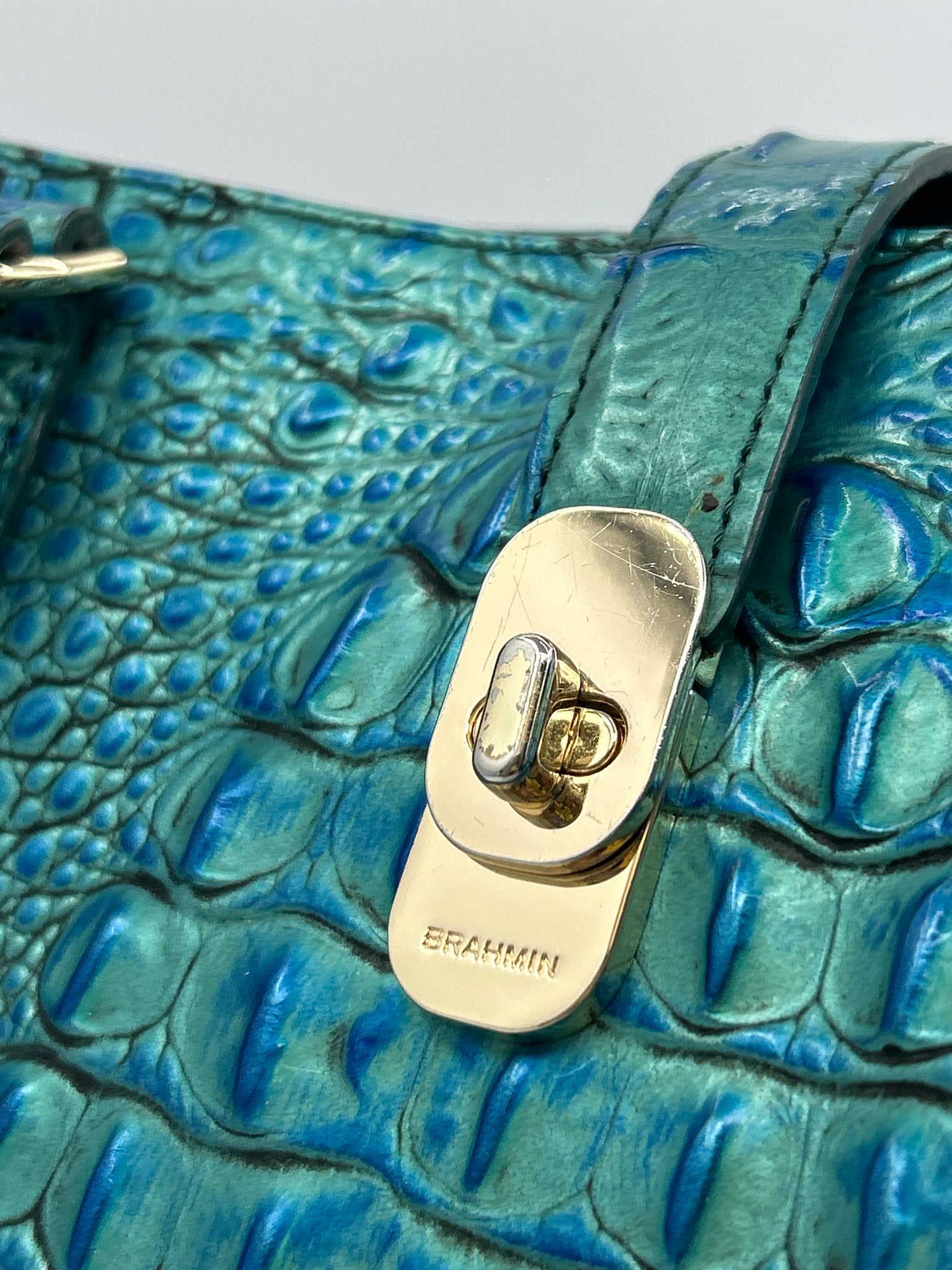 BRAHMIN Teal Women Purse