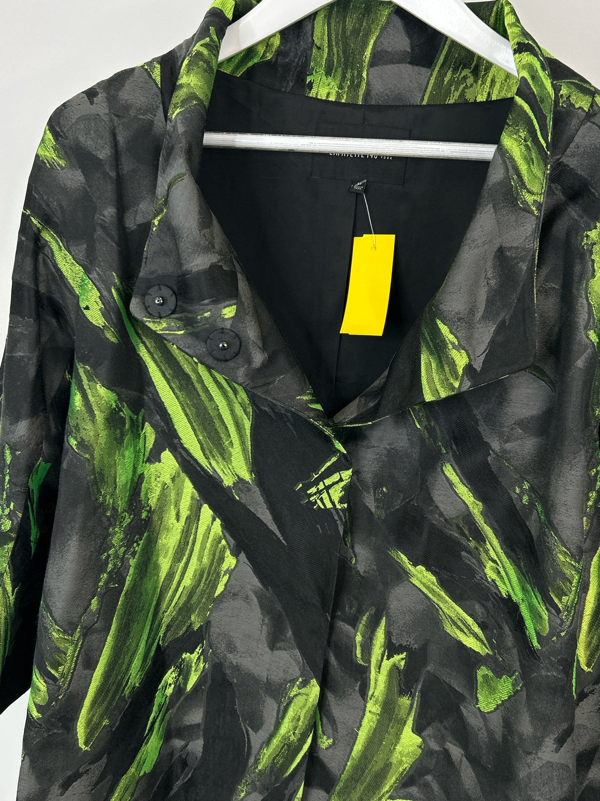 LAFAYETTE 148 Size L Black & Green Women Jacket