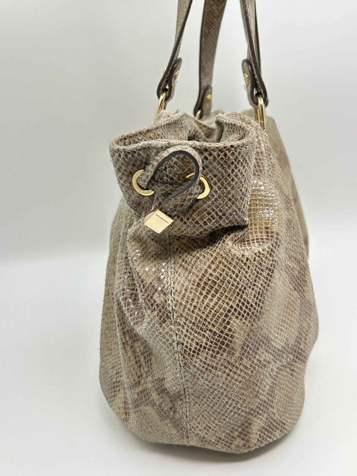 MICHAEL KORS COLLECTION Beige Print Women Tote