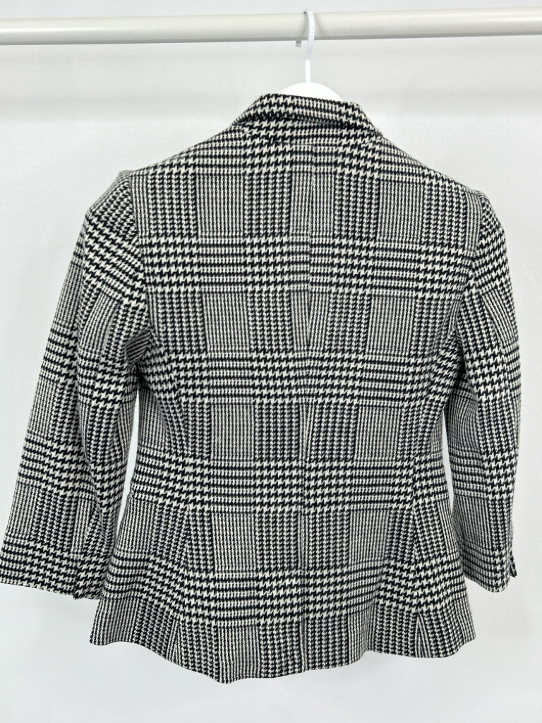 Lauren Ralph Lauren Women Size 4P Black and White Blazer NWT