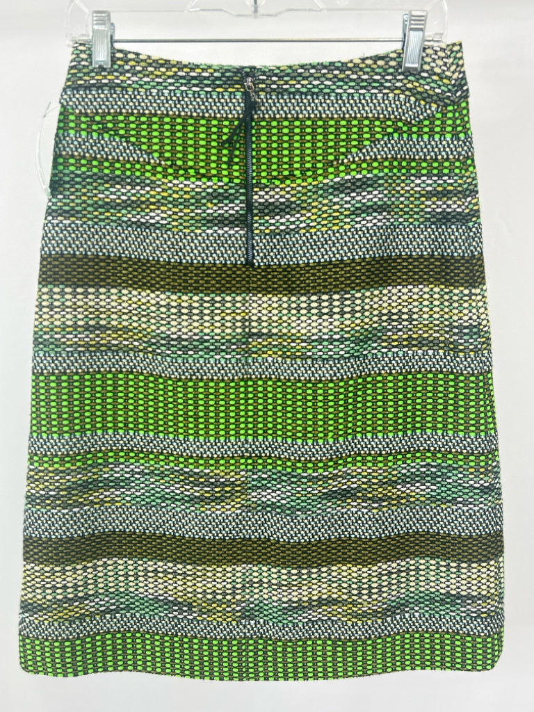 LEIFSDOTTIR Size 4 GREEN AND BLACK Skirt