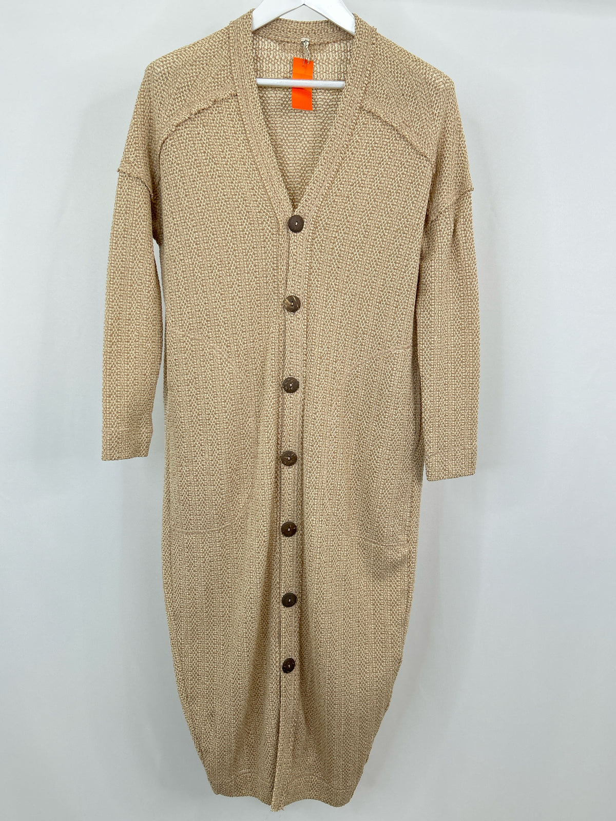 INTIMATELY Size SP Beige and Taupe Women Cardigan
