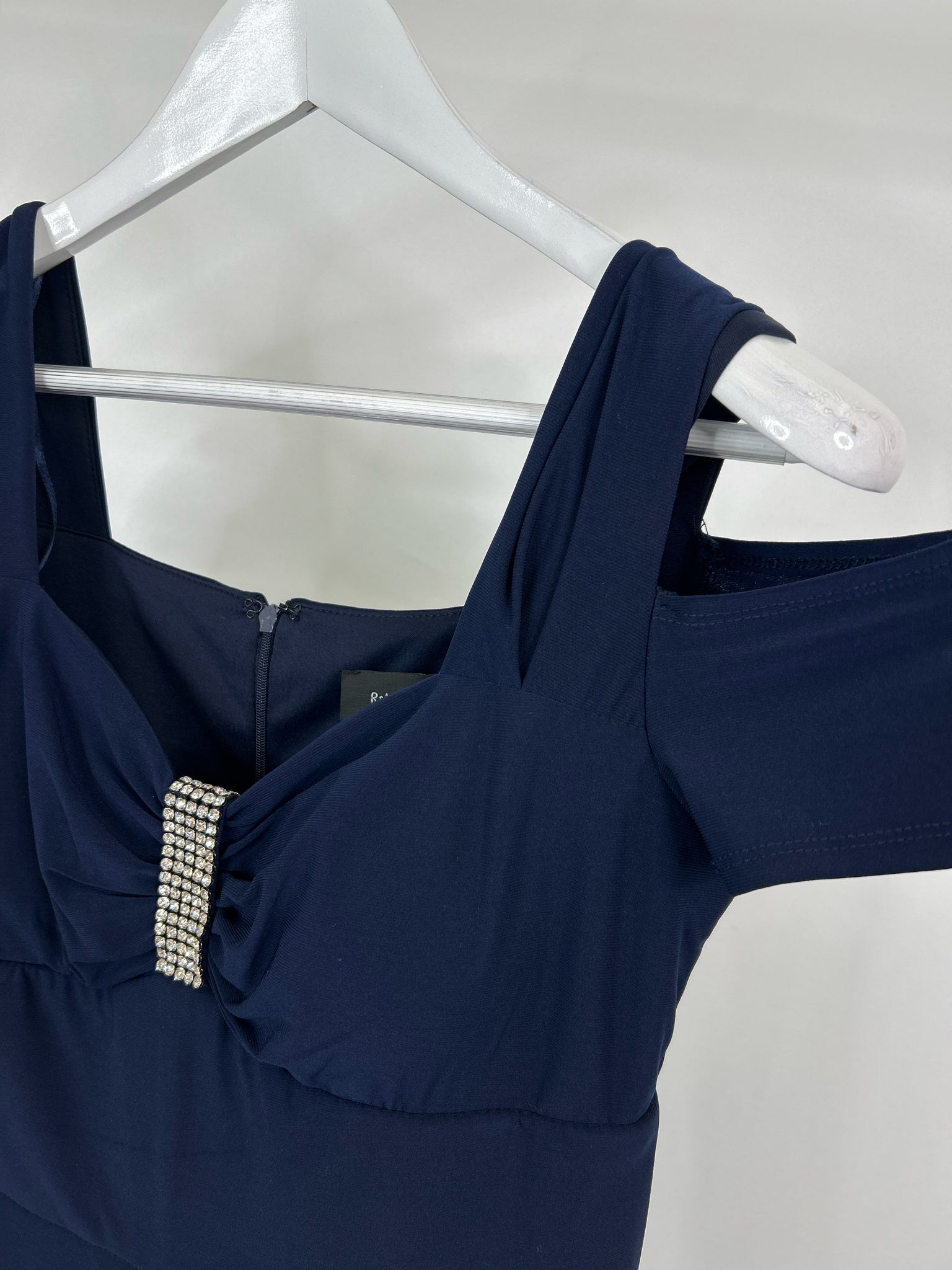 R & M RICHARDS Size 8 Navy Women Jumpsuit