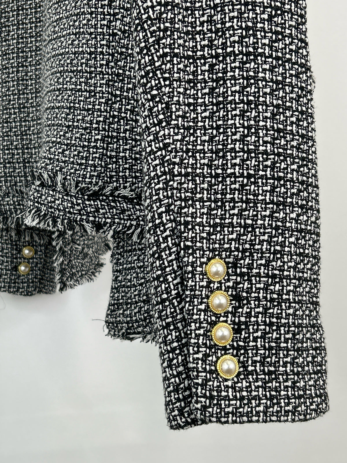 NANETTE LEPORE Size XL Black and White Women Jacket