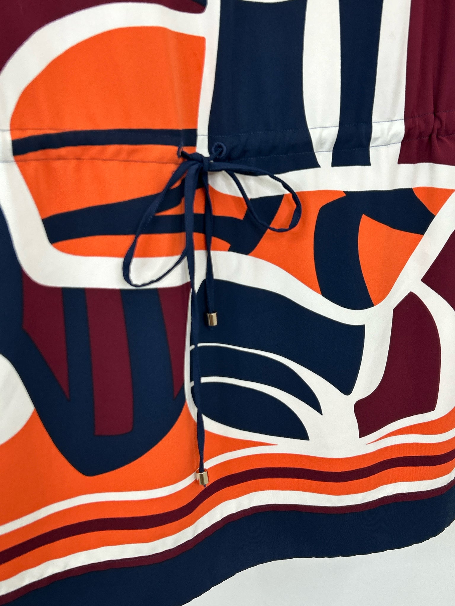 LAUNDRY BY SHELLI SEGAL Size S Navy Print Women Dress