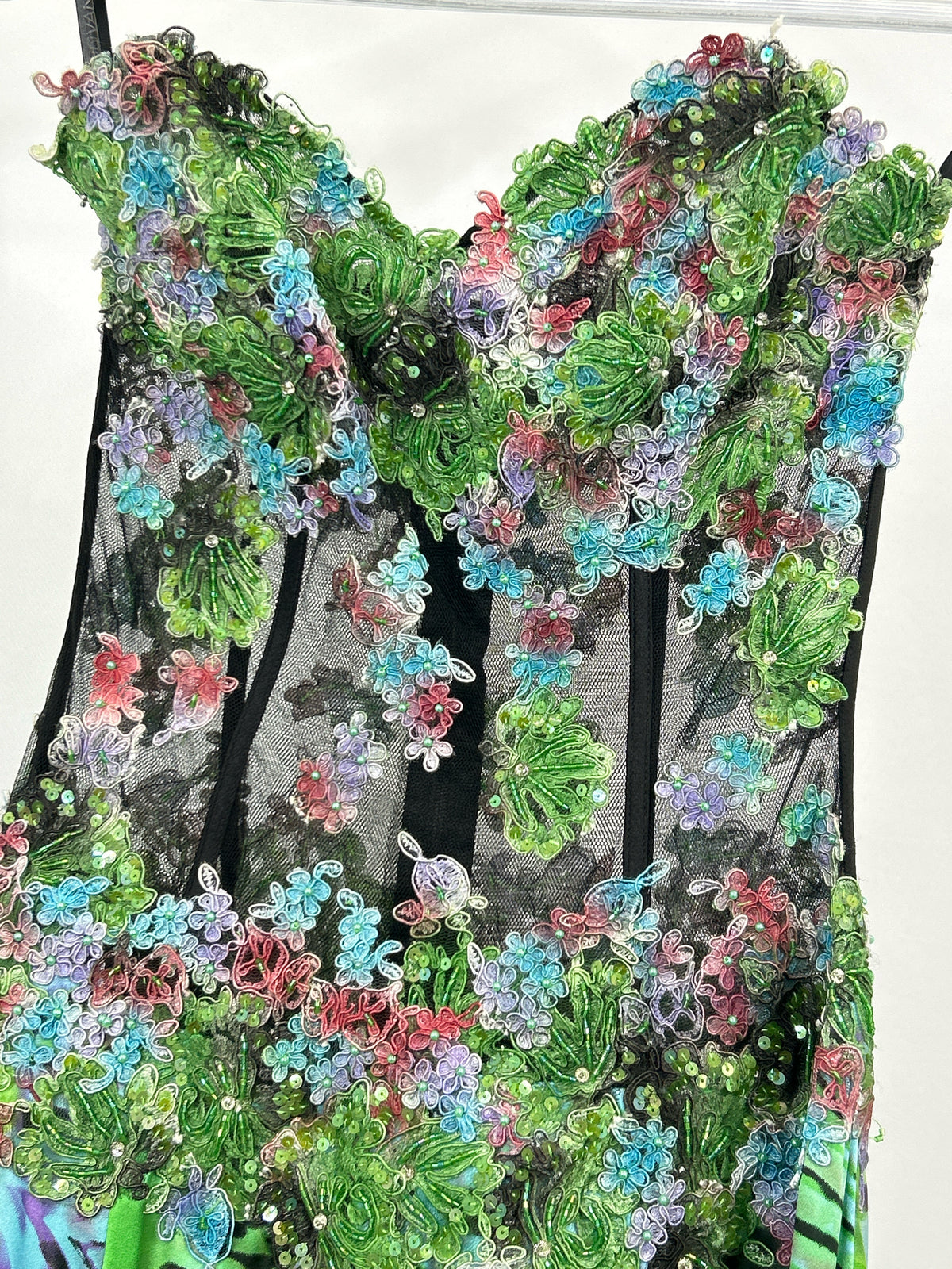 JOVANI Size 4 Multi-Color Women Dress