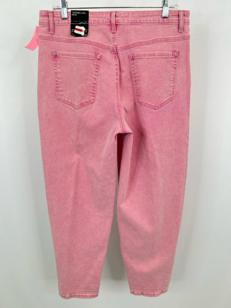 INC Size 12 Pink Denim Women's jeans