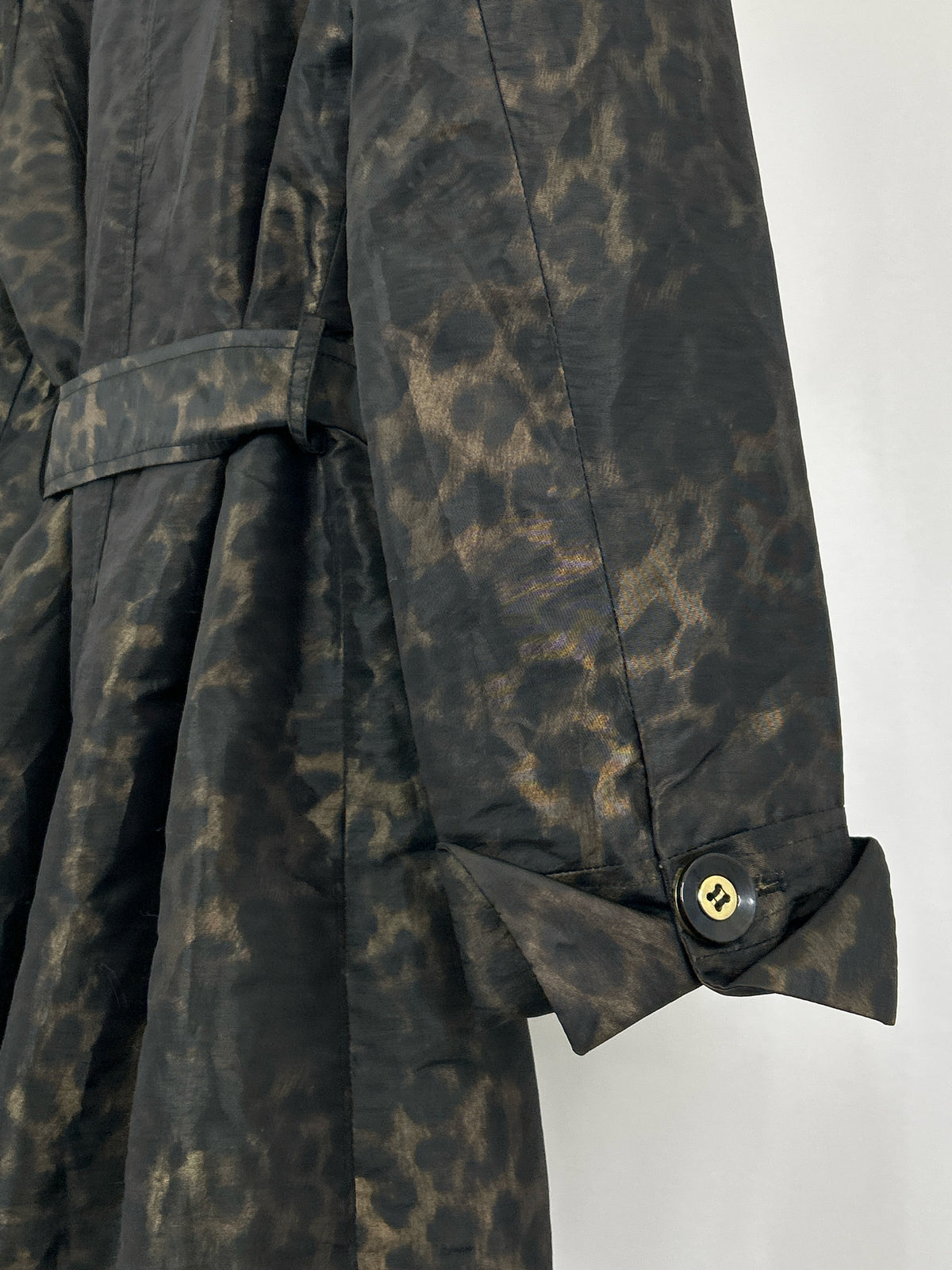 ELLEN TRACY Size M BRONZE AND BLACK Women Coat
