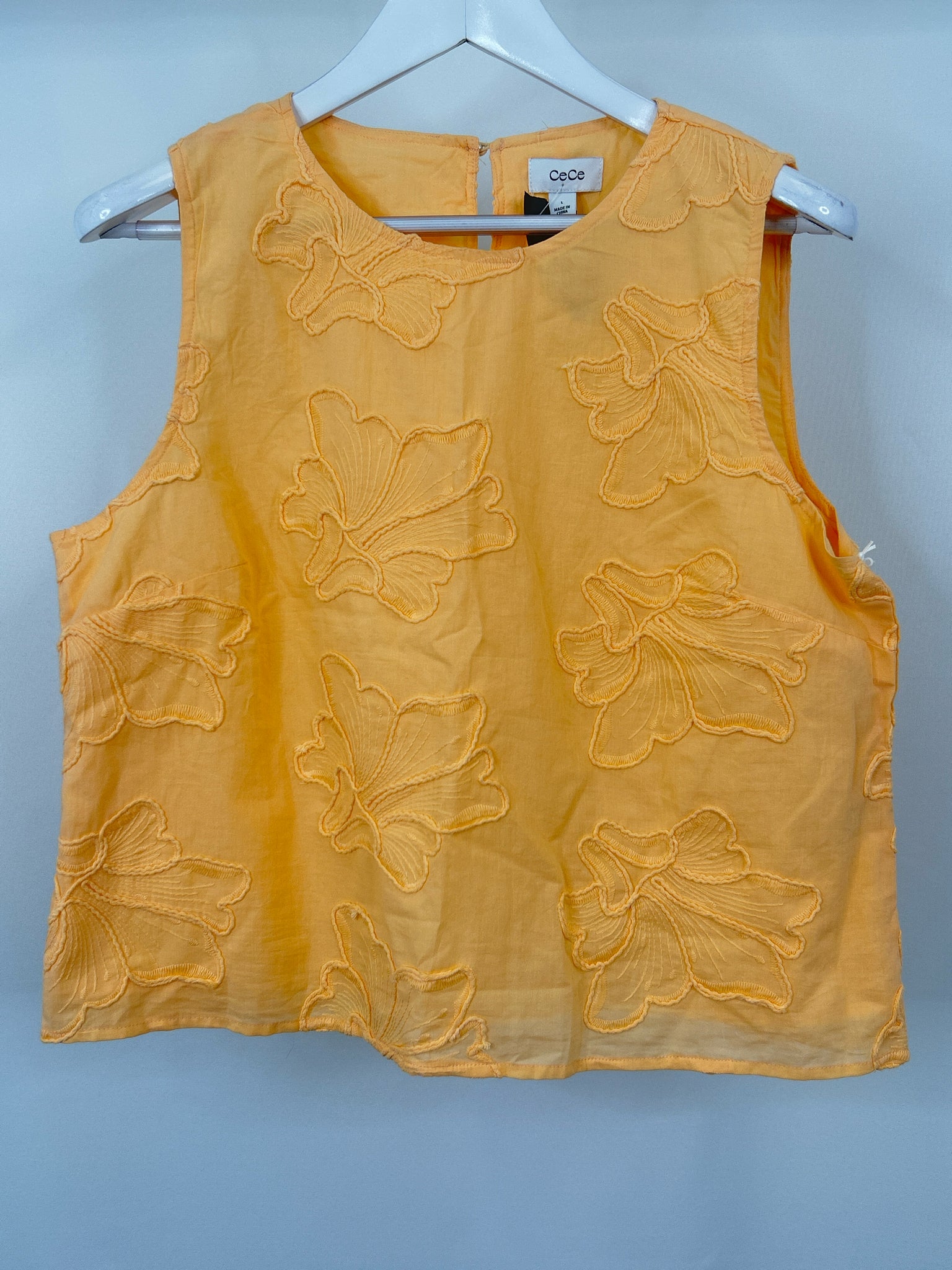 CECE Size L Apricot Women Top