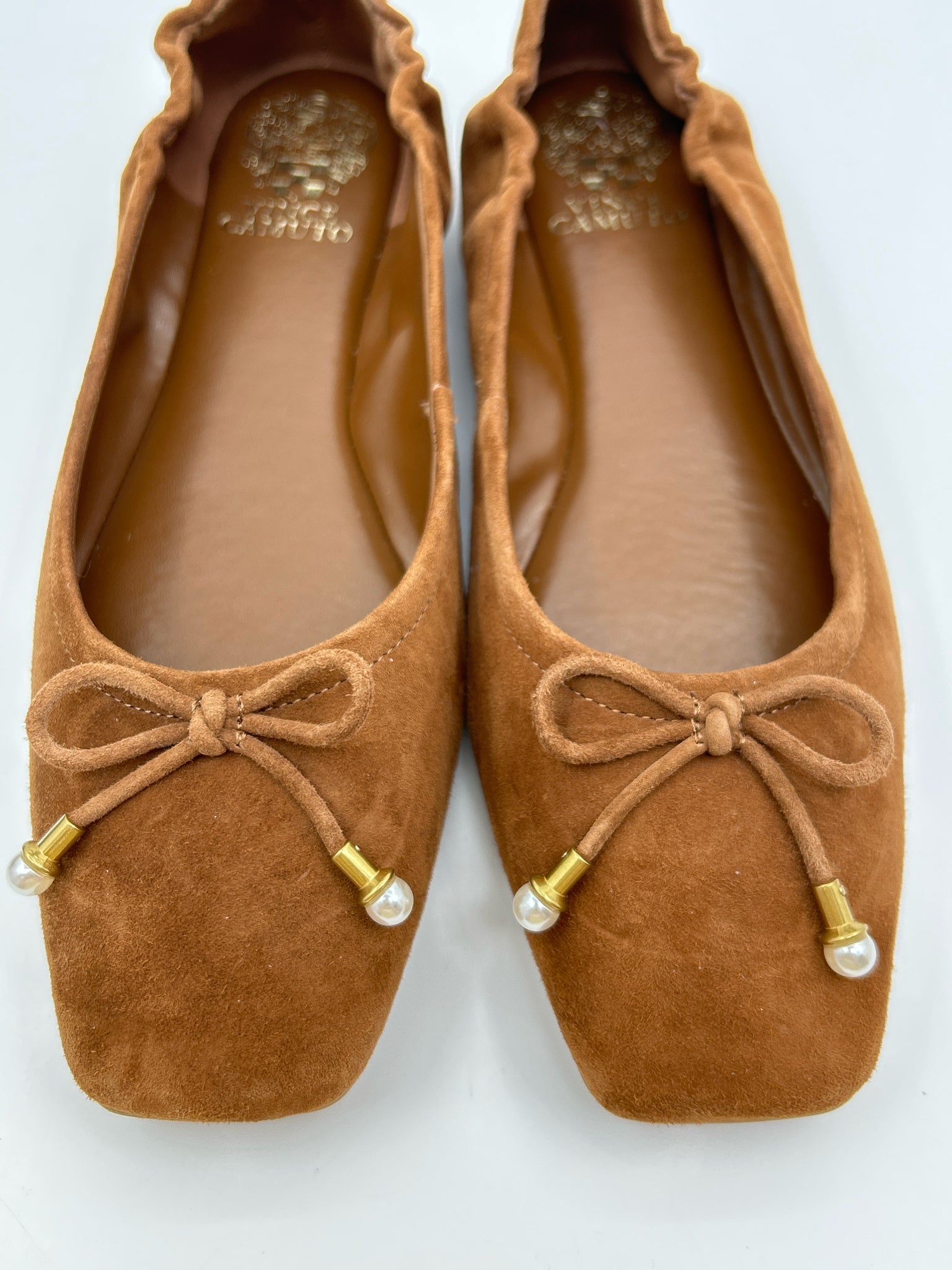 VINCE CAMUTO Size 9.5M Brown Women Flats