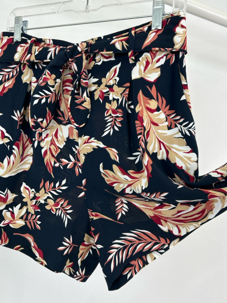 JOIE Size 10 Navy Print Women's Shorts NWT